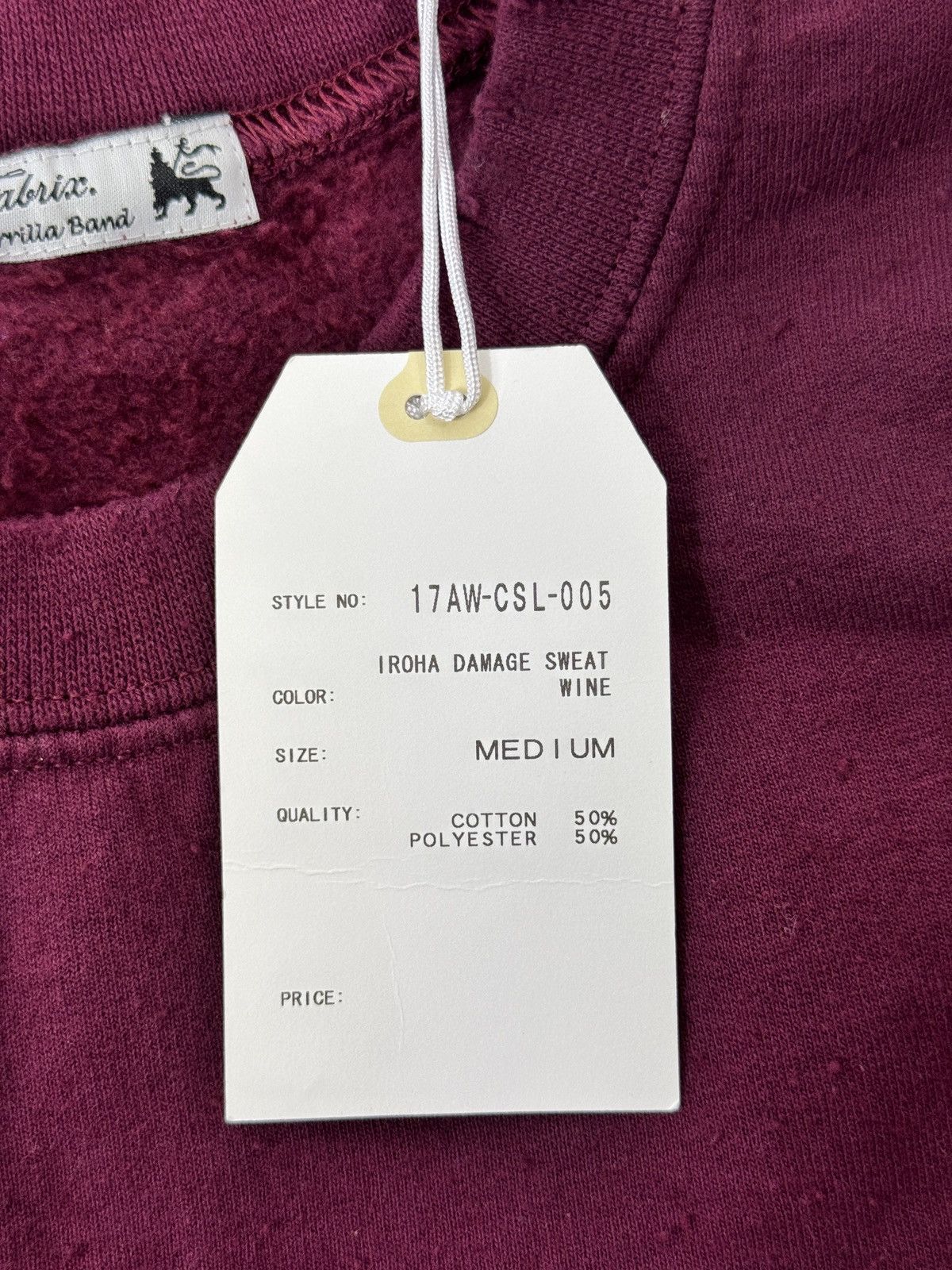 Sasquatchfabrix IROHA DAMAGE SWEATER Size US M / EU 48-50 / 2 - 5 Thumbnail