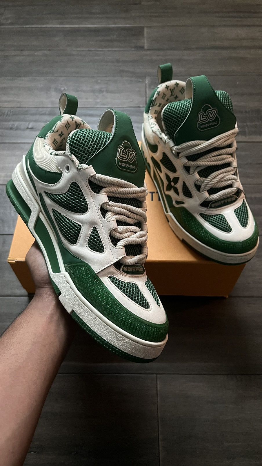 Louis Vuitton Louis Vuitton Green Skates Size US 10 / EU 43 - 5 Thumbnail