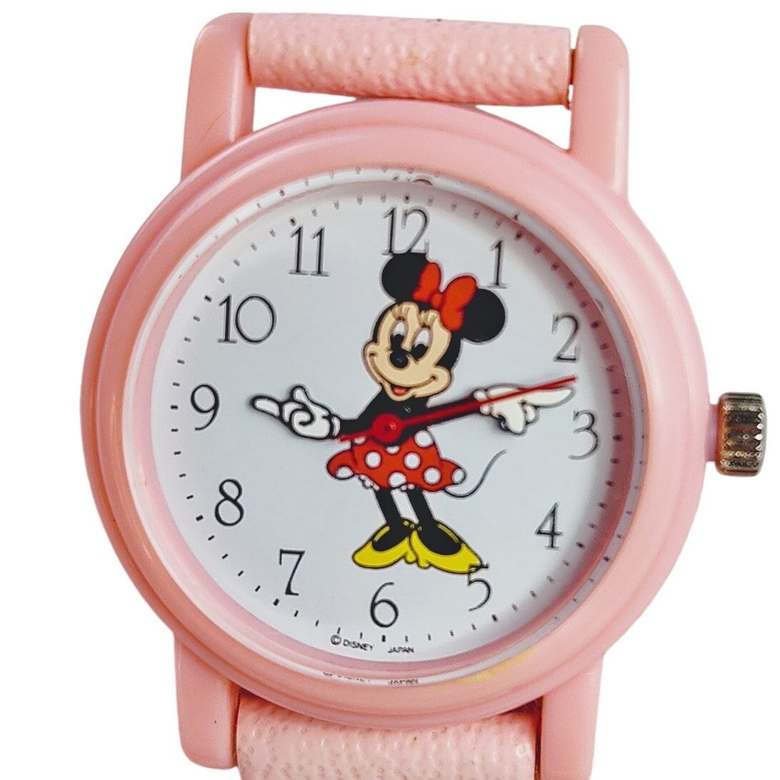 Disney Disney Store Minnie Mouse Pink Plastic Watch Vintage Size ONE SIZE - 1 Thumbnail