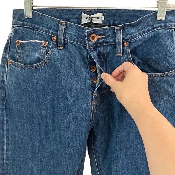 Taylor Stitch Taylor Stitch jeans mens 28* The Slim Jean in 24 month wash Size US 28 / EU 44 - 4 Thumbnail