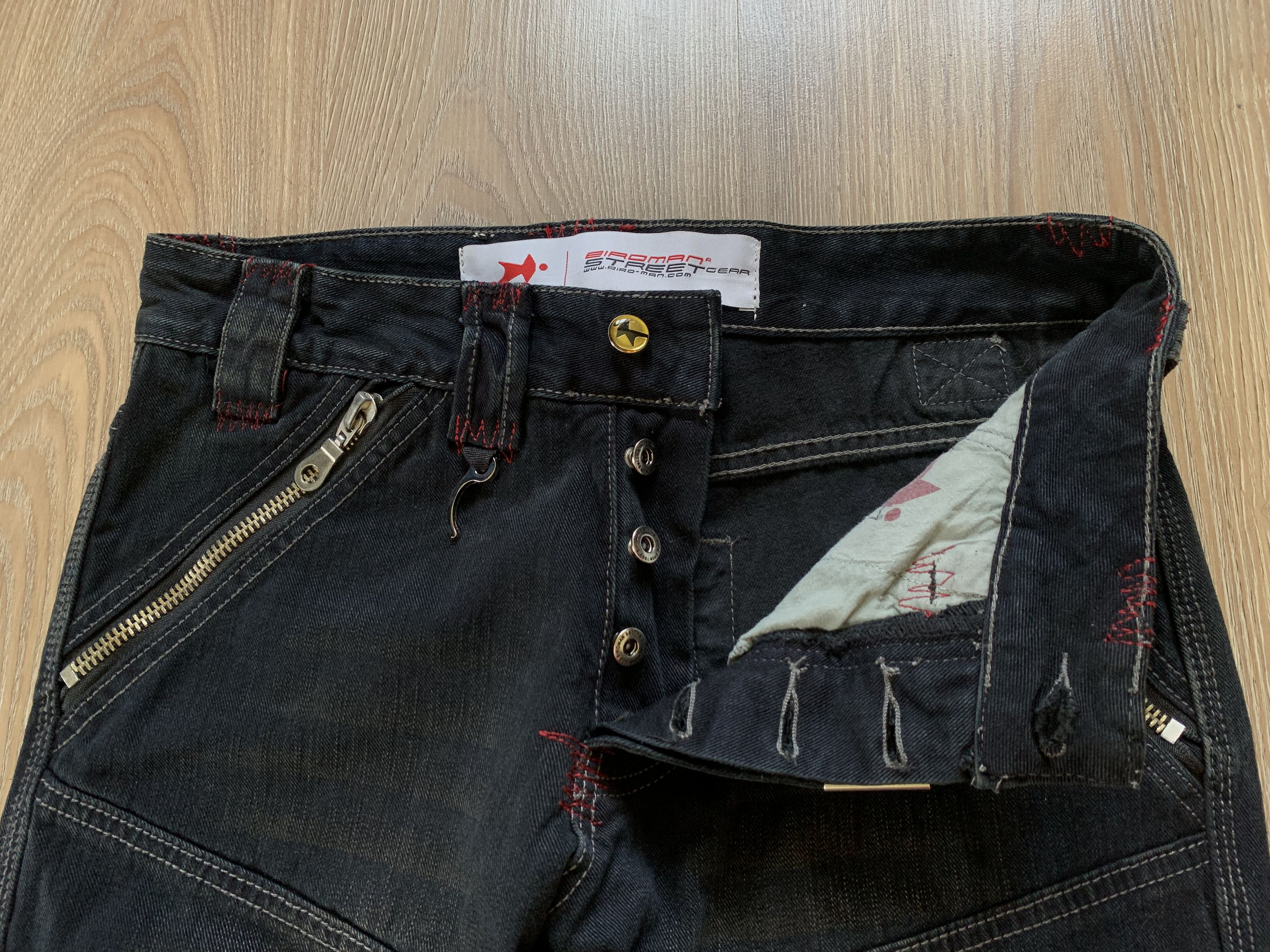 Denime Birdman Street Gear Skull Biker Motorcycle Denim Jeans Size US 30 / EU 46 - 6 Thumbnail