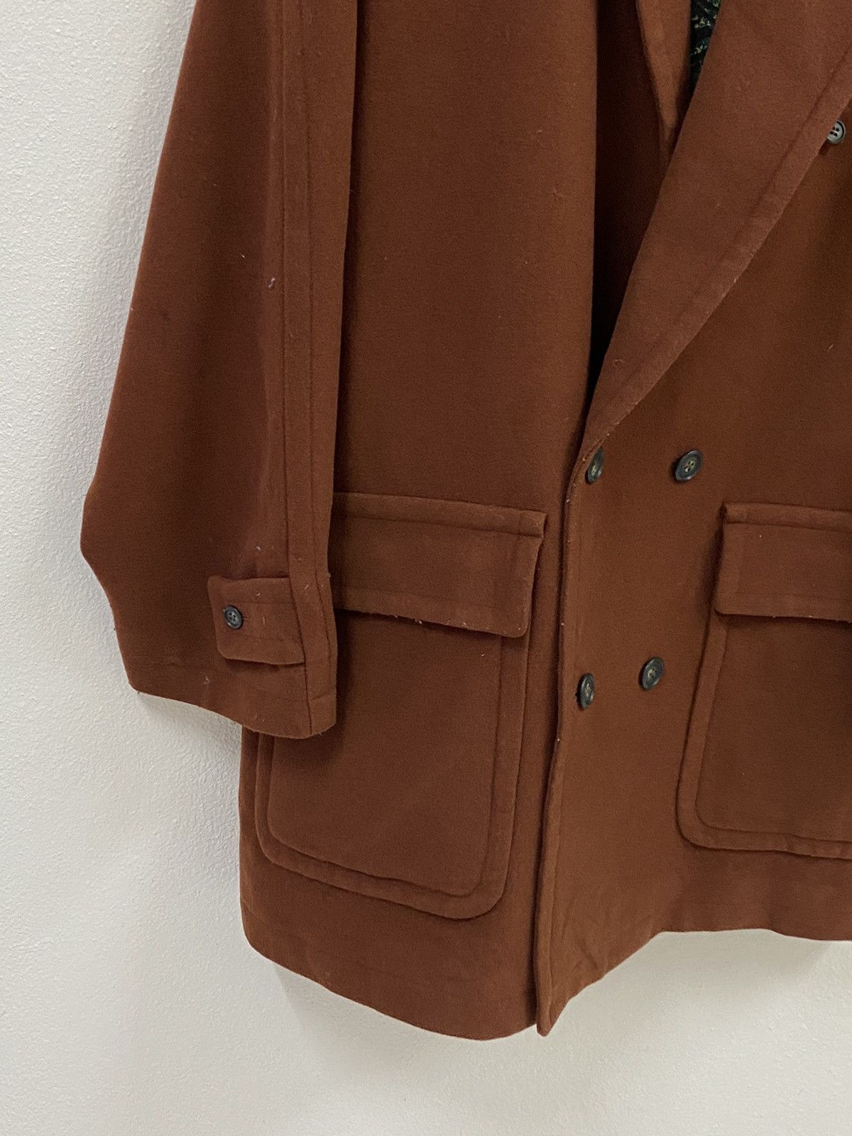 Lanvin Lanvin Wool Coat Jacket Size US L / EU 52-54 / 3 - 7 Thumbnail