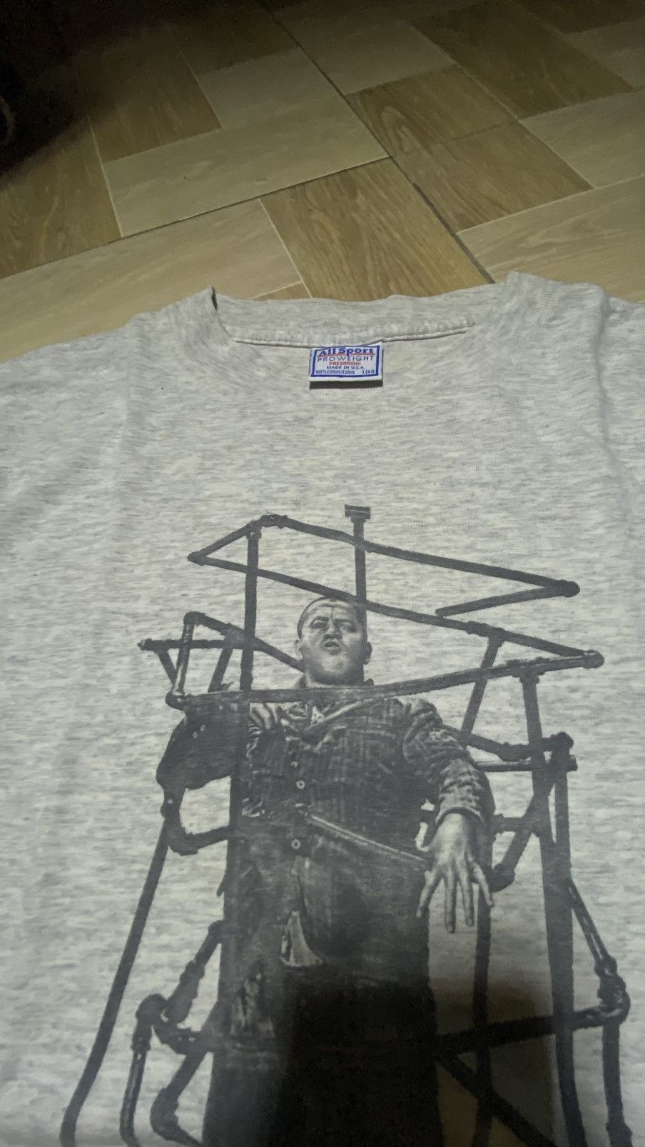 All Sport × Vintage 3 Stooges - Curly Unplumbed Movie Tee Size US L / EU 52-54 / 3 - 5 Thumbnail