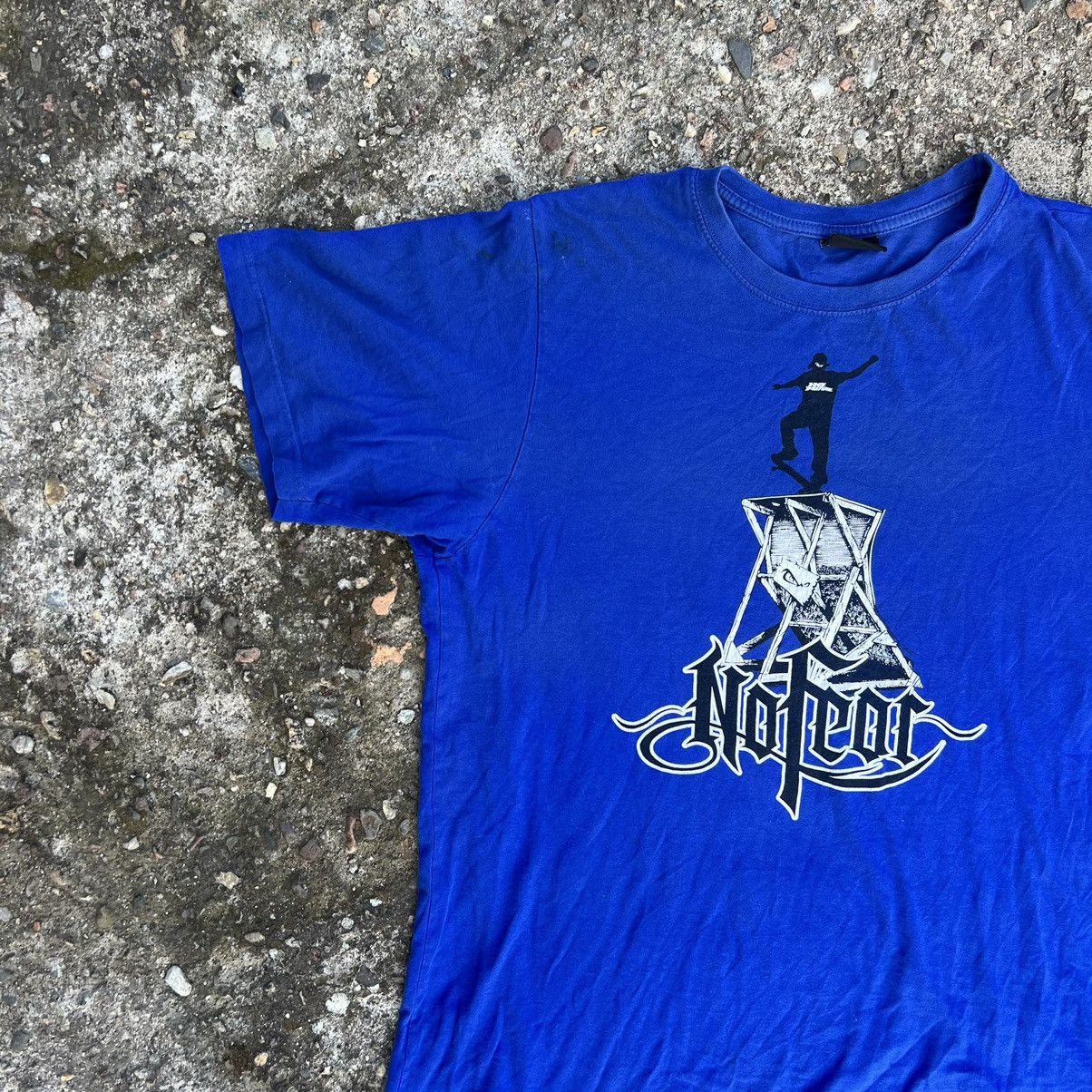 No Fear × Vintage No Fear Blue Logo Y2K Vintage Tee T Shirt Size US M / EU 48-50 / 2 - 3 Thumbnail