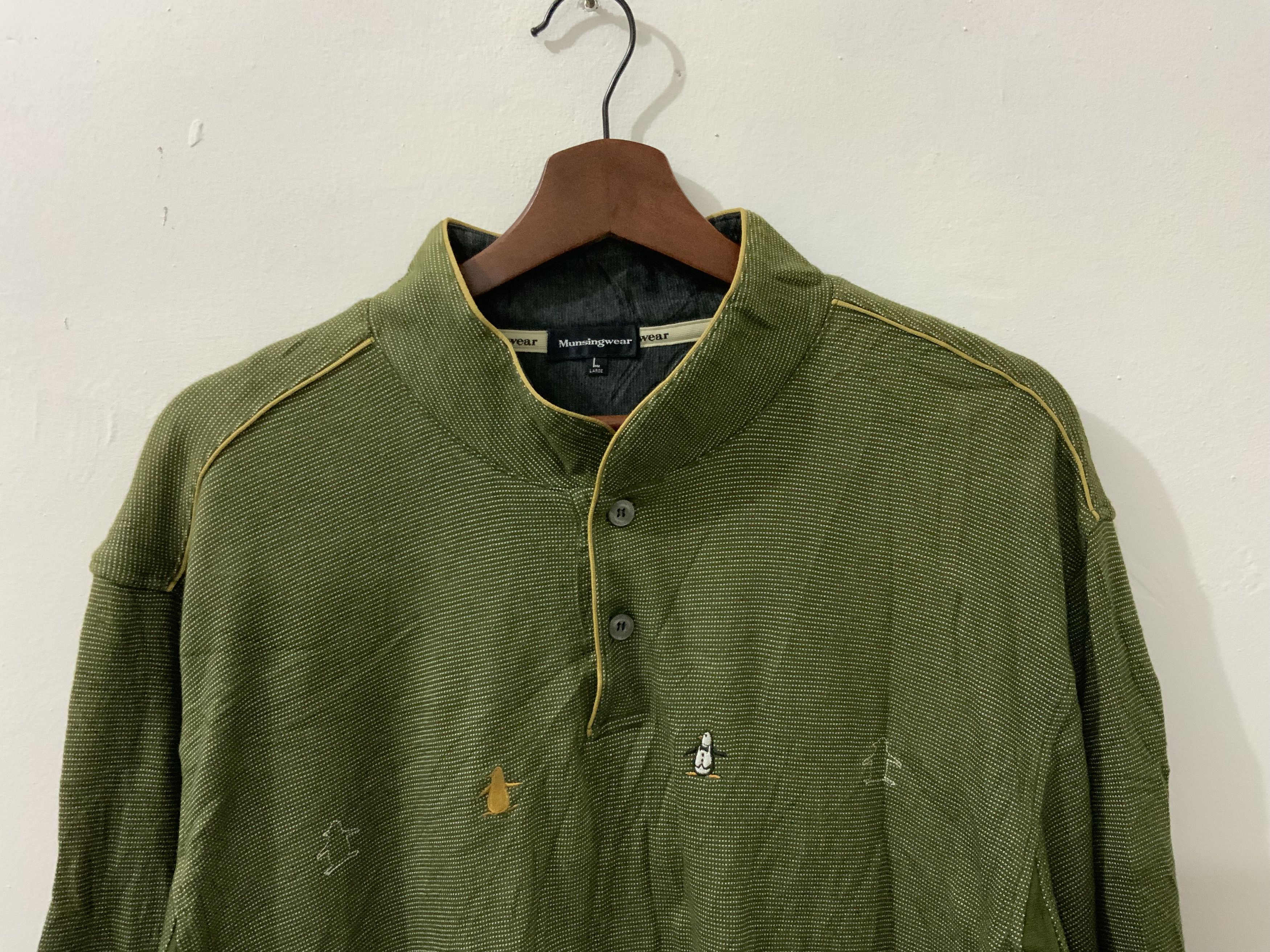 Japanese Brand Vintage Munsing Wear Sweatshirt Size US L / EU 52-54 / 3 - 3 Thumbnail