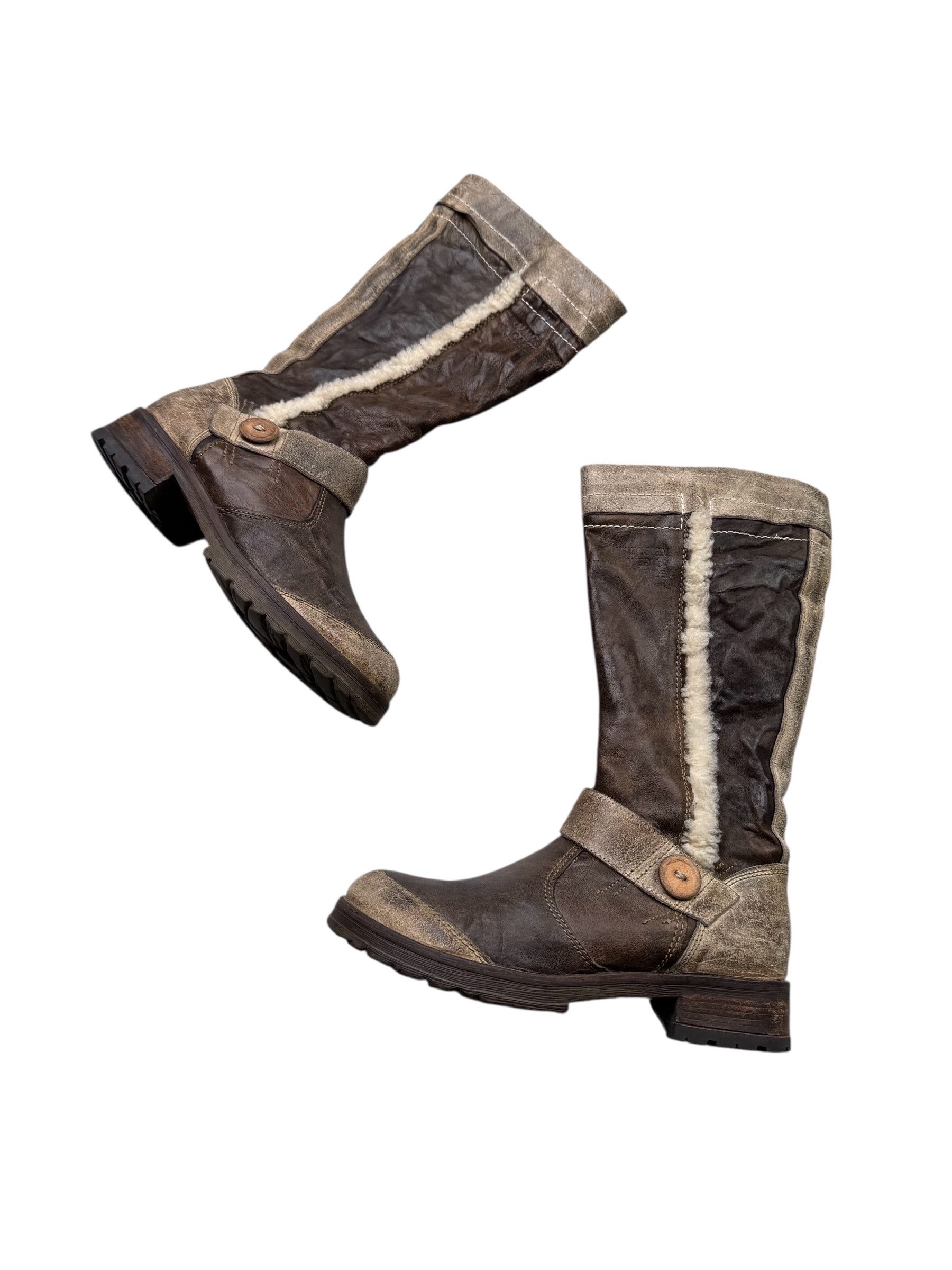 Vintage Vintage Leather Boots M20(E34)D15(V37) Size US 8 / IT 38 - 1 Thumbnail