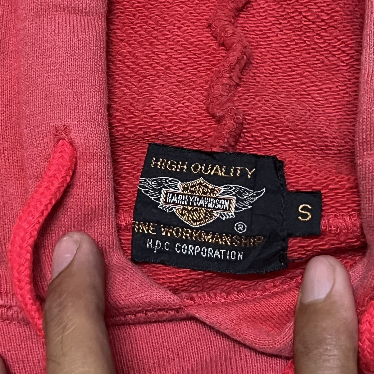 Harley Davidson Vintage Flame Harley Davidson Big Logo Hoodie Size US S / EU 44-46 / 1 - 8 Thumbnail