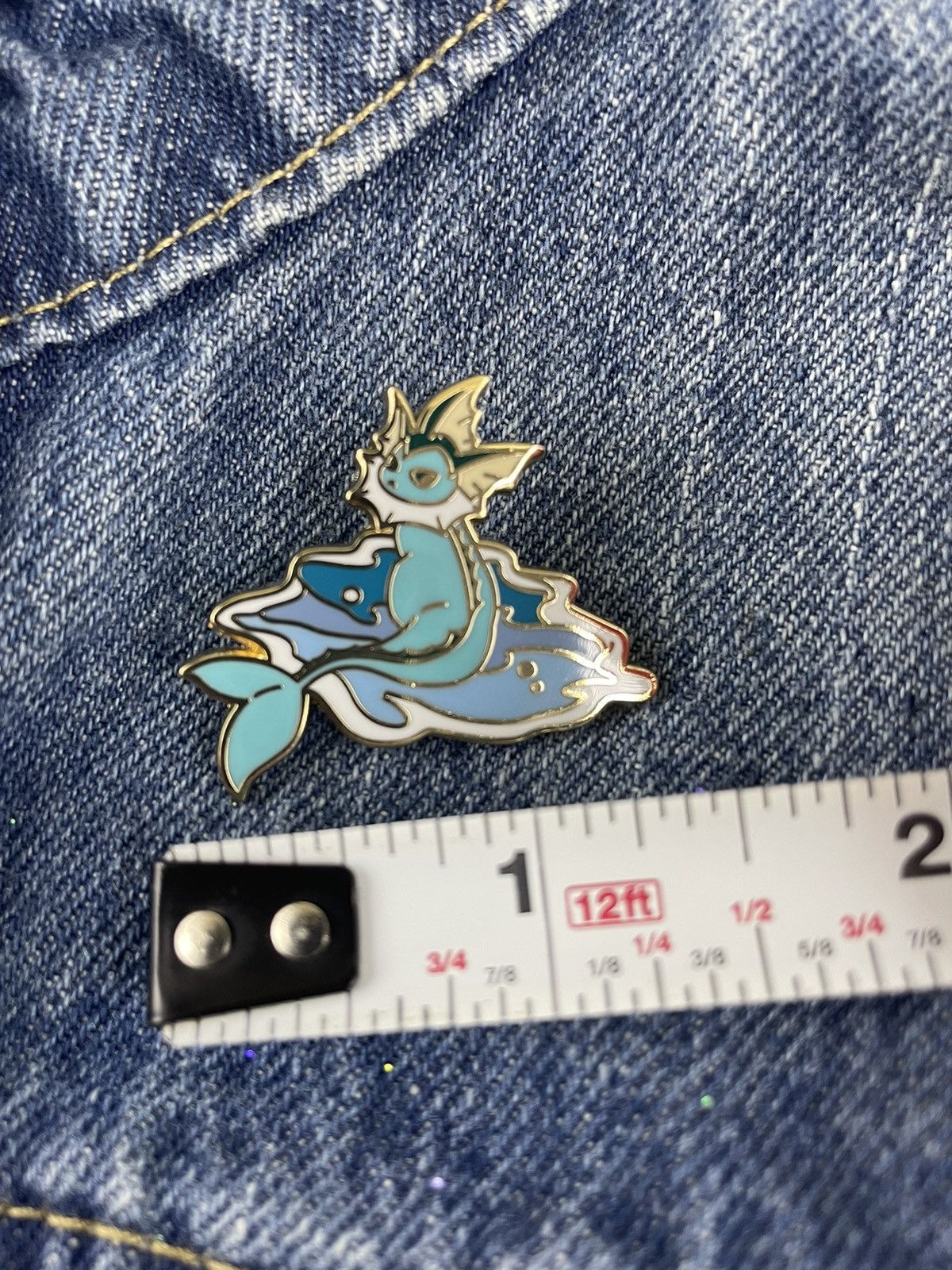 Other Vaporeon Enamel Pin Size ONE SIZE - 2 Thumbnail