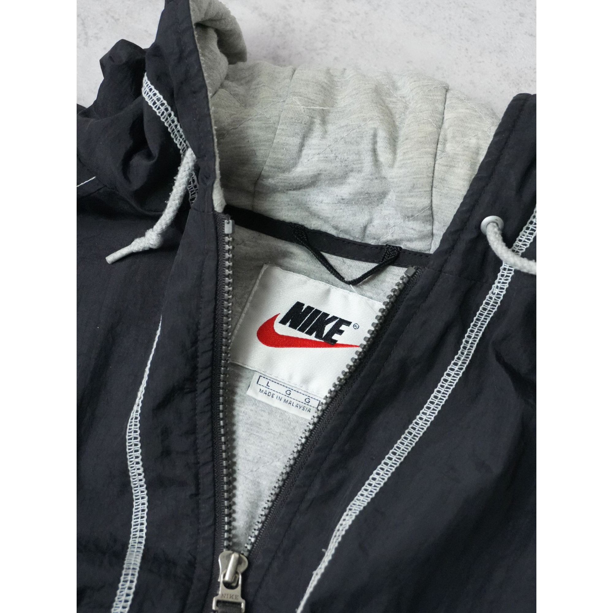 Nike Vintage Nike Faded Blue Swoosh Zip Up Hoodie Jacket Size US L / EU 52-54 / 3 - 9 Thumbnail