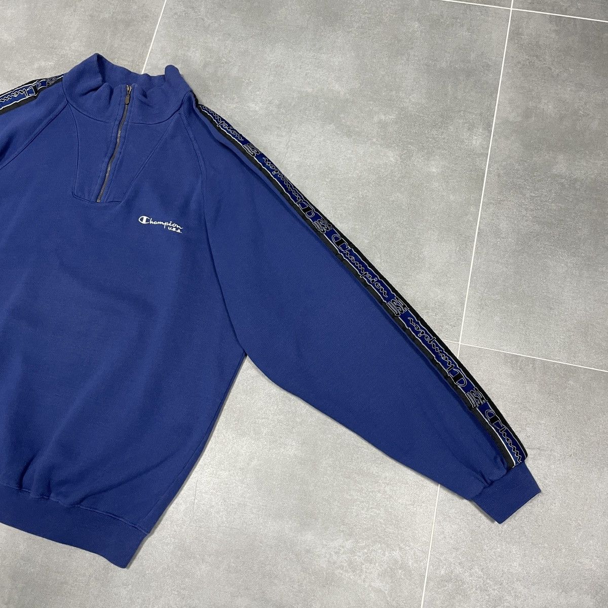 Champion × Vintage Vintage Champion USA 1/3 Zip Pullover Sweatshirt Size XL Size US XL / EU 56 / 4 - 7 Thumbnail