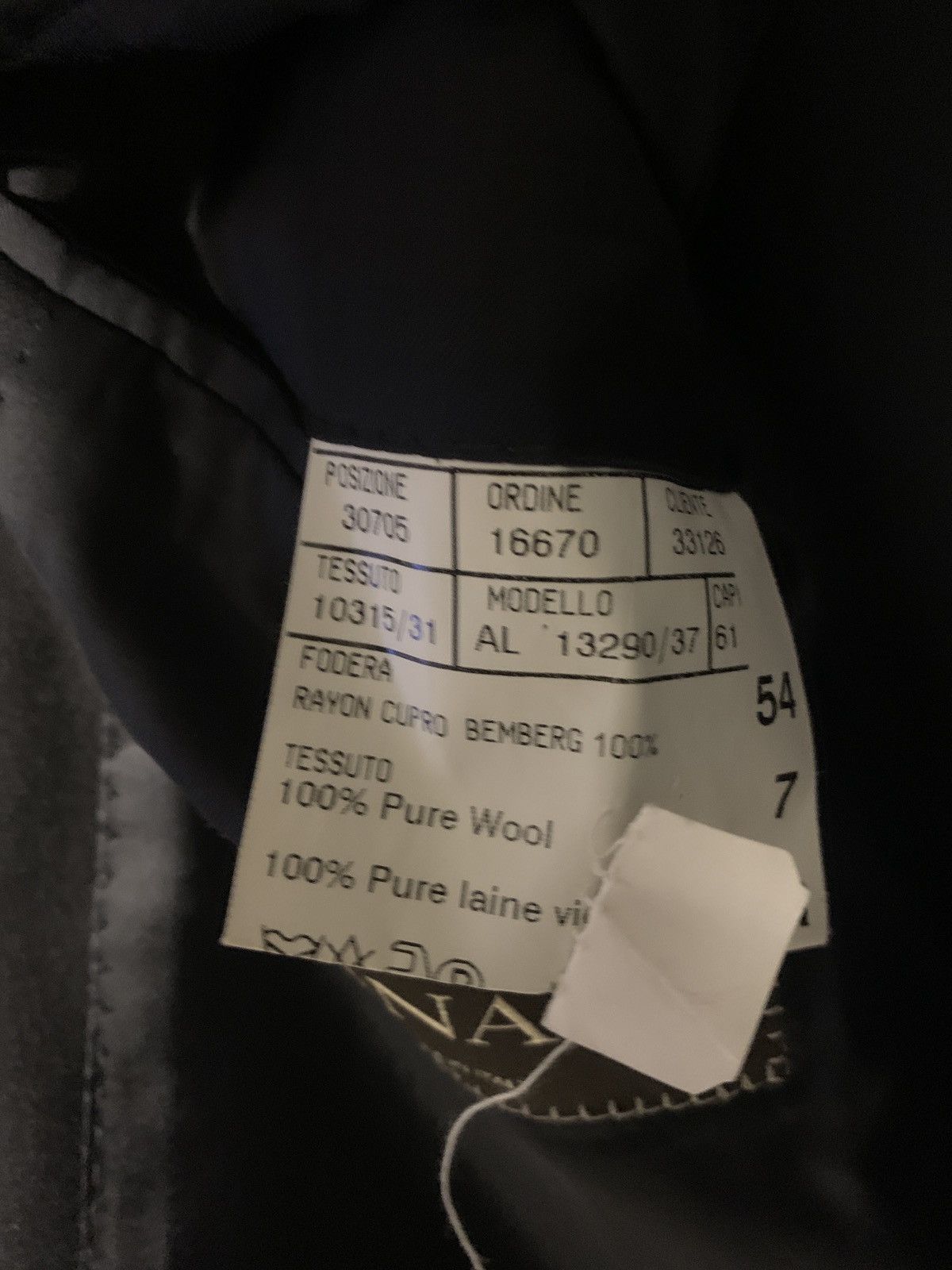 Canali Navy Canali Blazer Size 44R - 2 Thumbnail