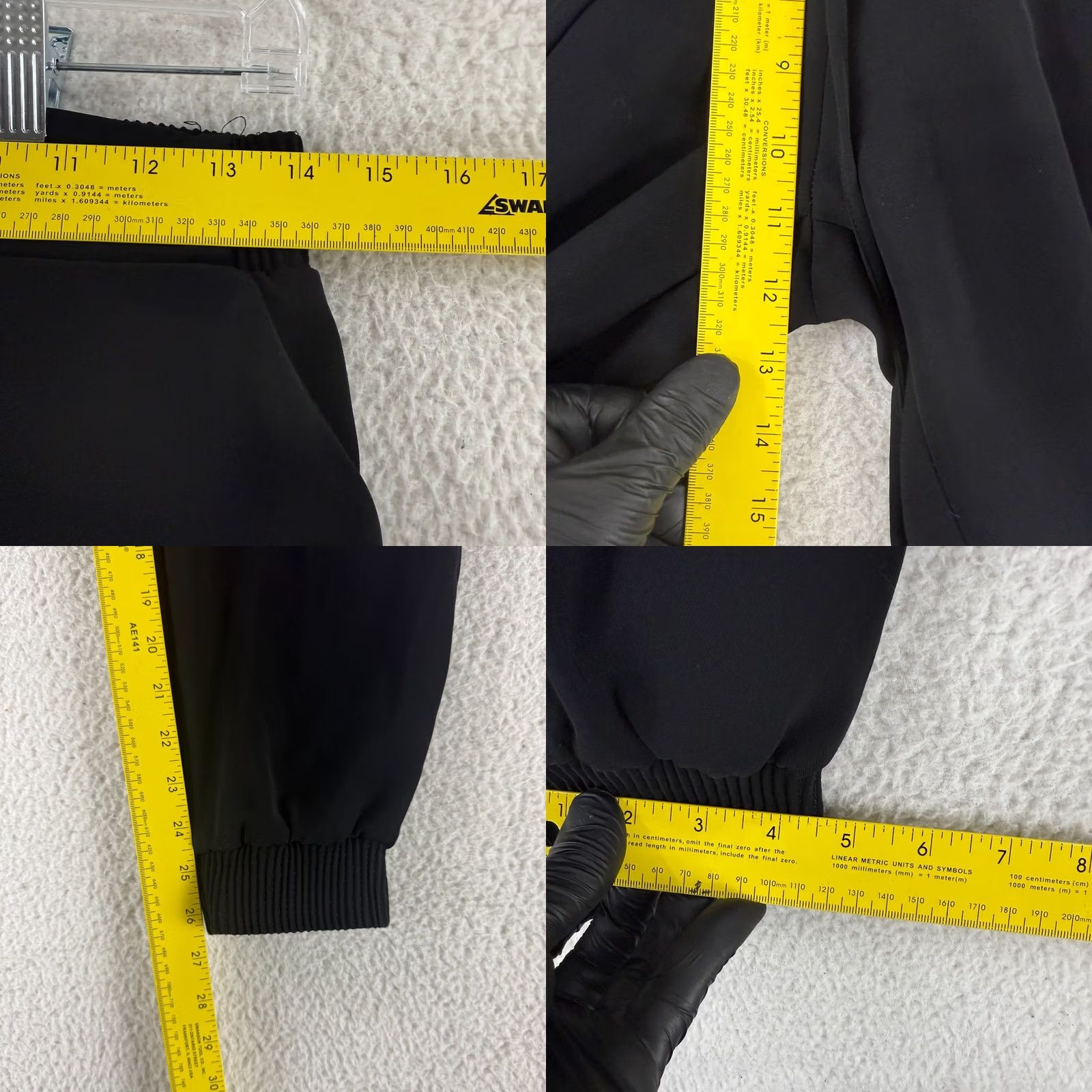 Ted Baker TED BAKER Jogger Pants Women Small Black Drawstring Elastic Waist Casual Lounge Size 28" / US 6 / IT 42 - 8 Thumbnail