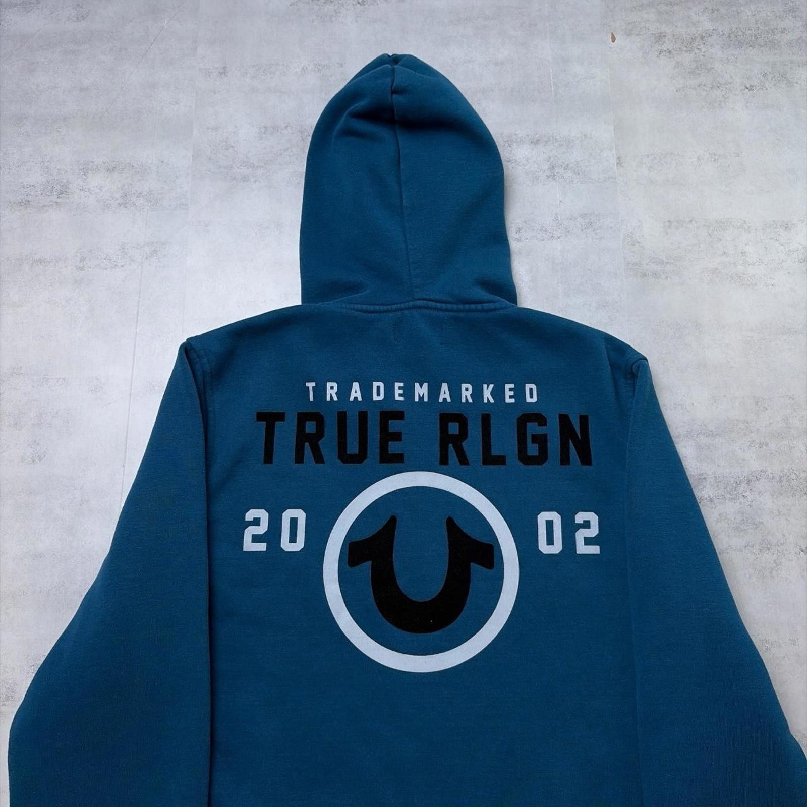 True Religion Y2K Blue True Religion Grunge Skater Zip Up Hoodie Size US M / EU 48-50 / 2 - 4 Thumbnail