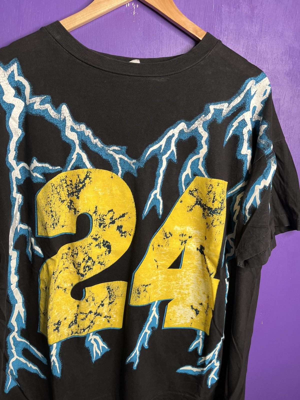 NASCAR × Vintage Vintage 90s Jeff Gordon nascar lightning AOP t-shirt Size US XL / EU 56 / 4 - 3 Thumbnail