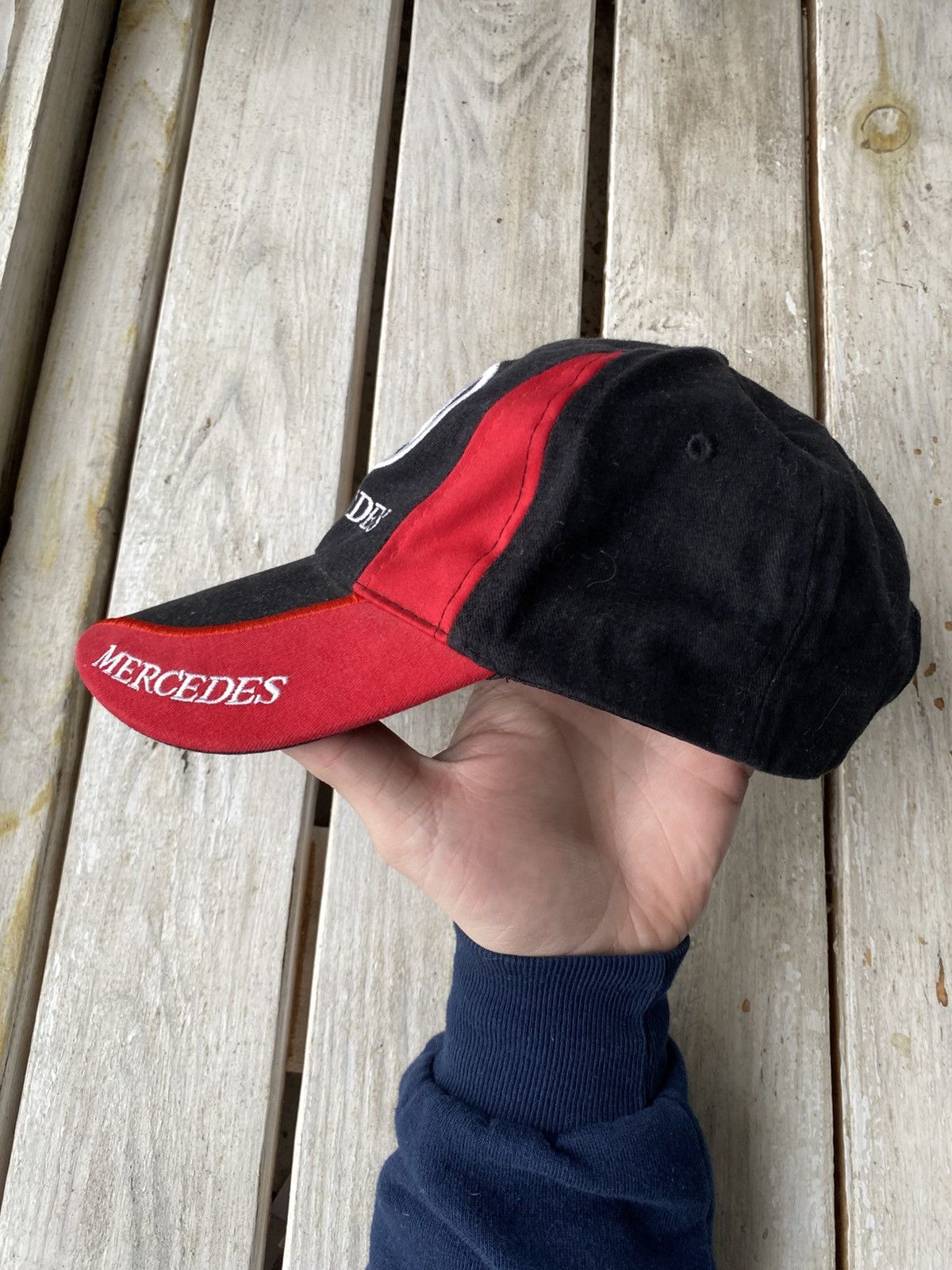 Mercedes-Benz × Vintage Vintage 00s Mercedes Benz Racing Formula One Cap Hat Size ONE SIZE - 3 Thumbnail