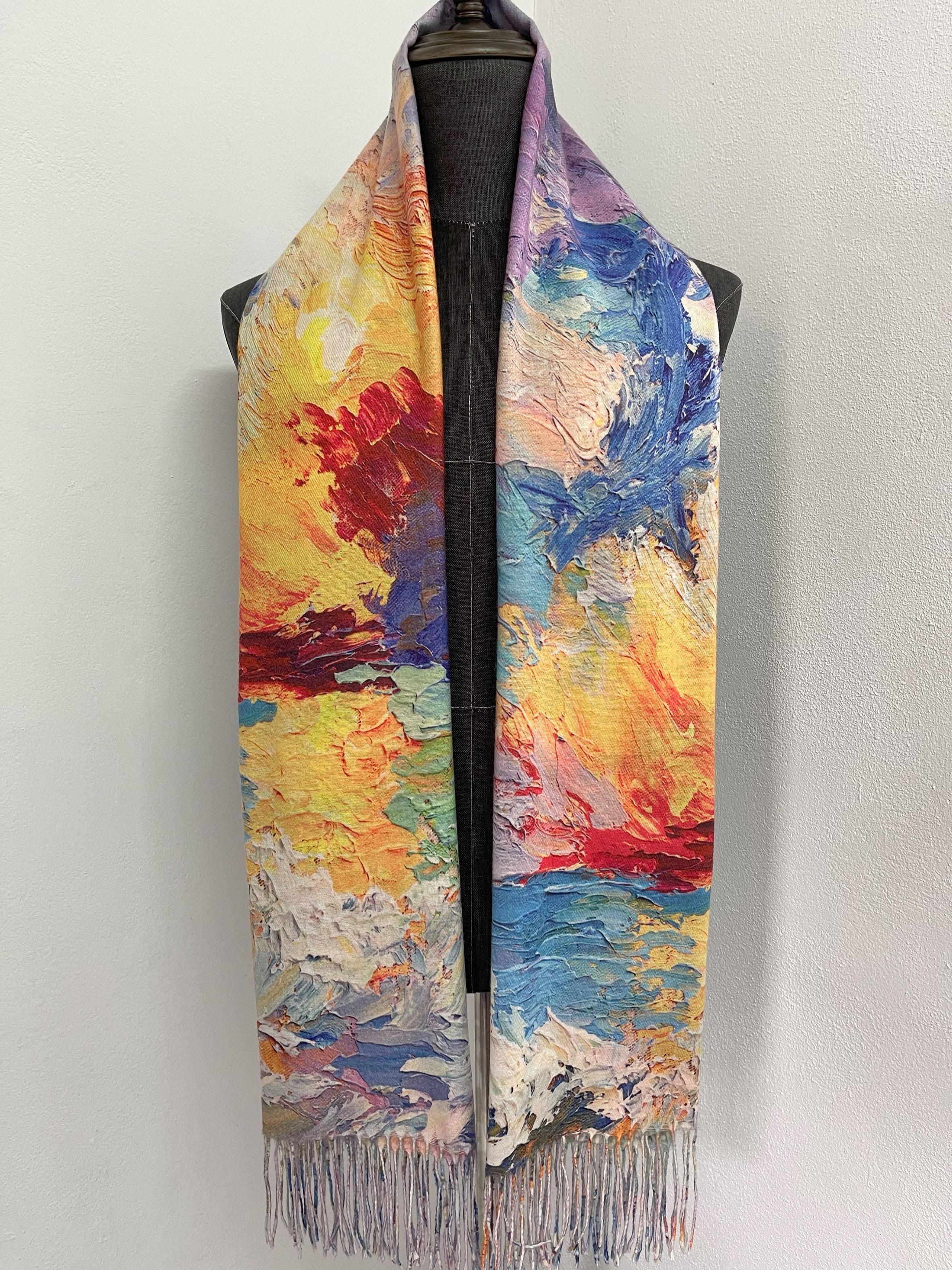 Other Je Crois Soi Big Size Scarf / Muffler - 6121 Size ONE SIZE - 5 Thumbnail