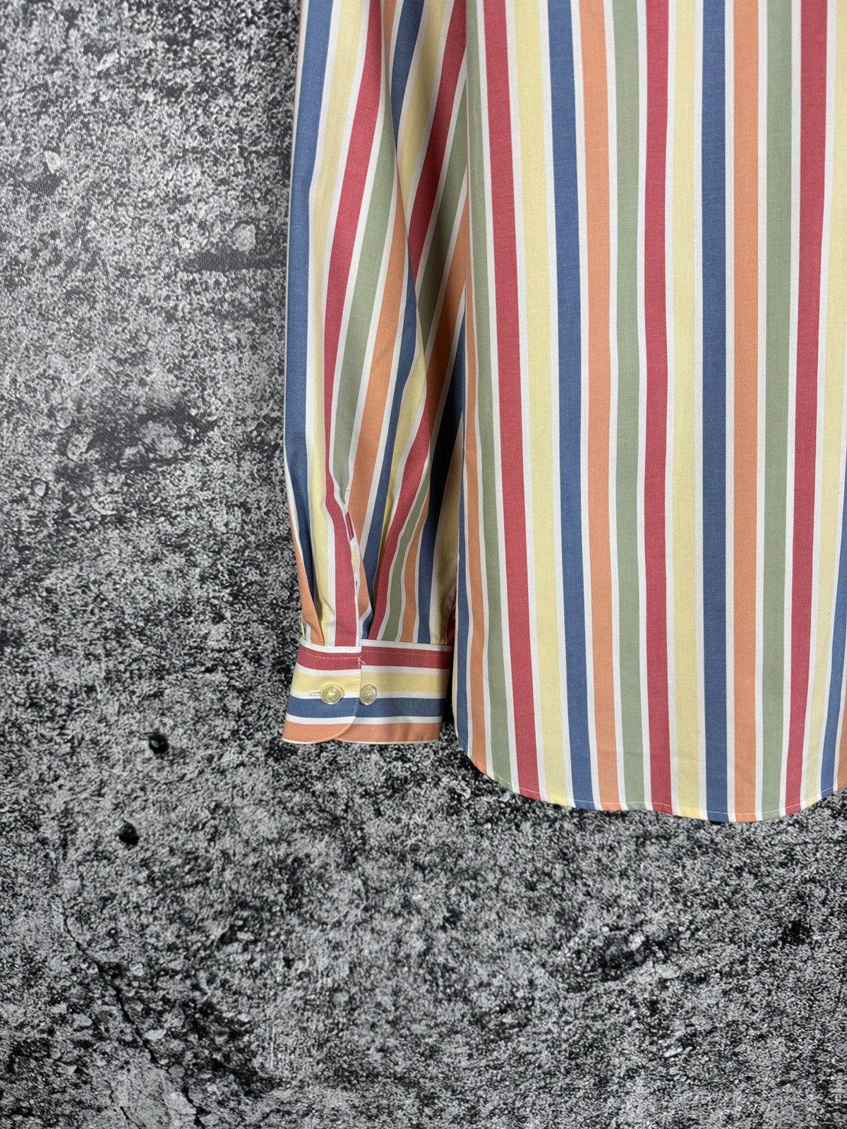 Orvis Orvis Long Sleeve Striped Shirt Button Up Wrinkle Free Size XL / US 12-14 / IT 48-50 - 12 Thumbnail