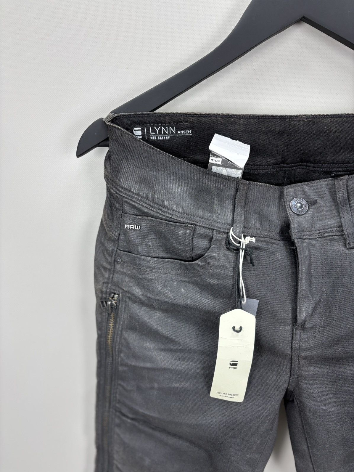 G-Star Womens jeans Y2k G Star Raw Size 29 Color Black Size 24" / US 00 / IT 34 - 4 Thumbnail