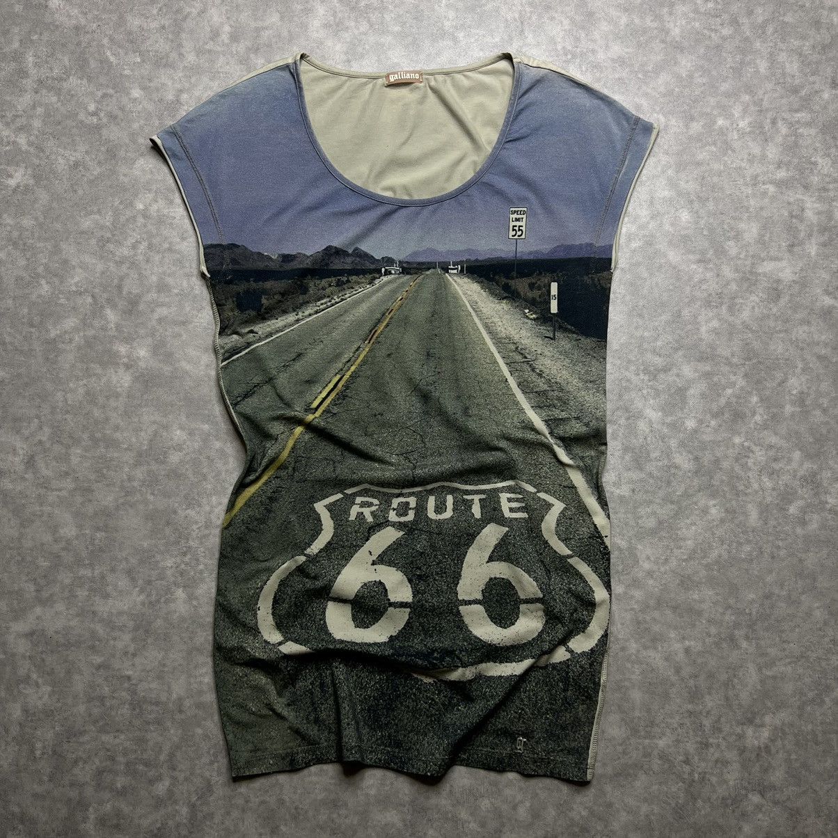 John Galliano John Galliano Vintage Route 66 tee Size XS / US 0-2 / IT 36-38 - 1 Thumbnail