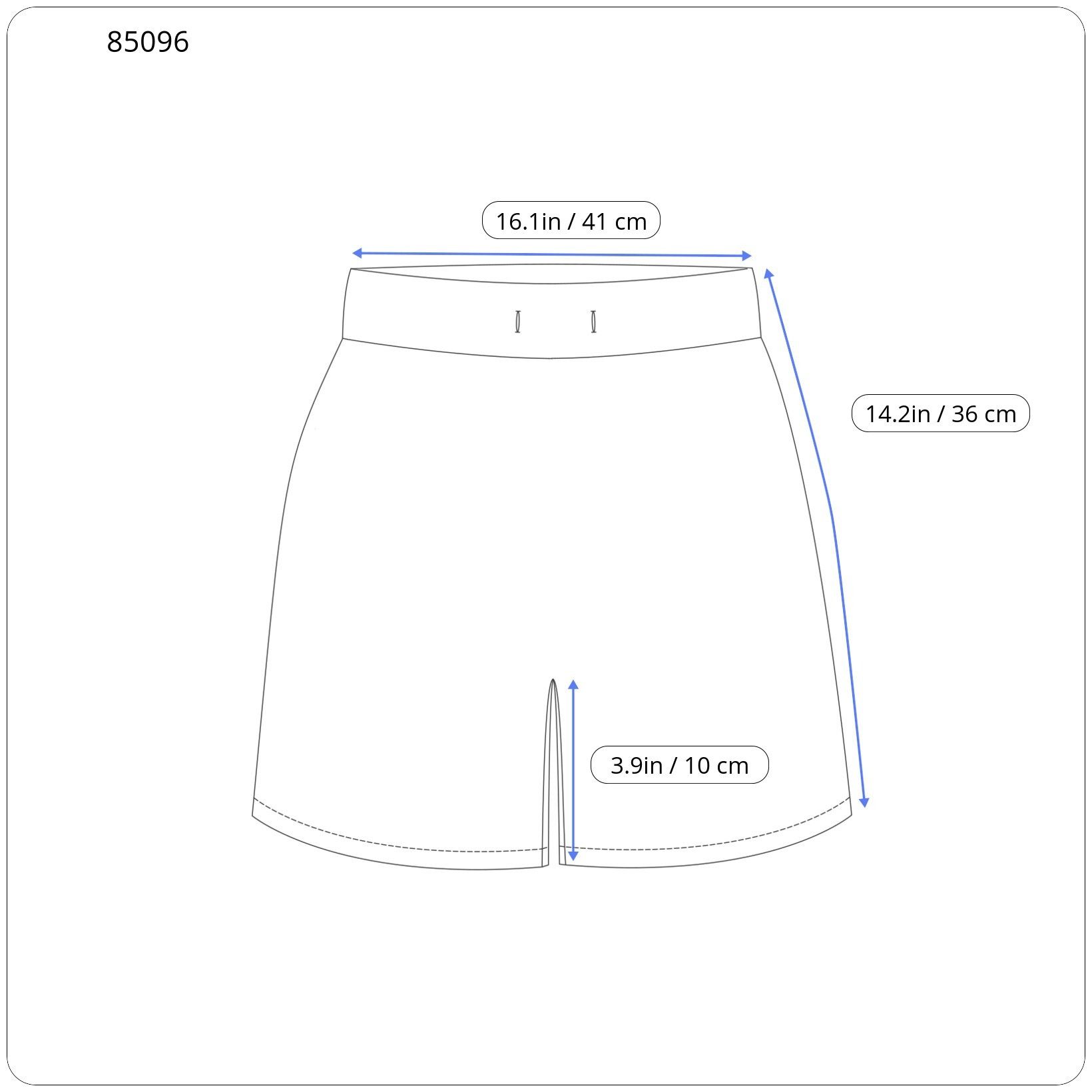 R13 CROSS OVER 28 Washed Blue Asymmetrical Shorts 85096 Size 28" / US 6 / IT 42 - 3 Thumbnail