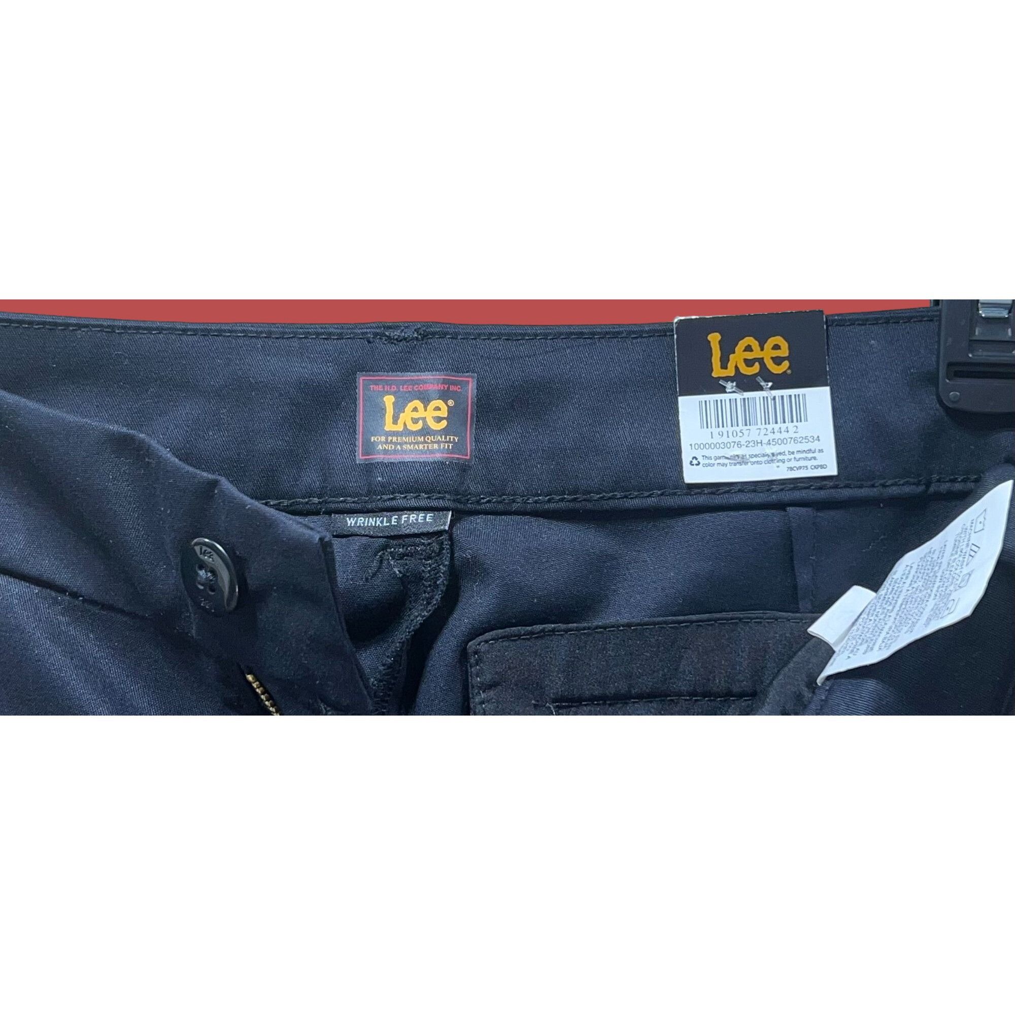Lee Lee - Women's Wrinkle Free Relaxed Fit Straight Leg Pant - B Size 28" / US 6 / IT 42 - 14 Thumbnail