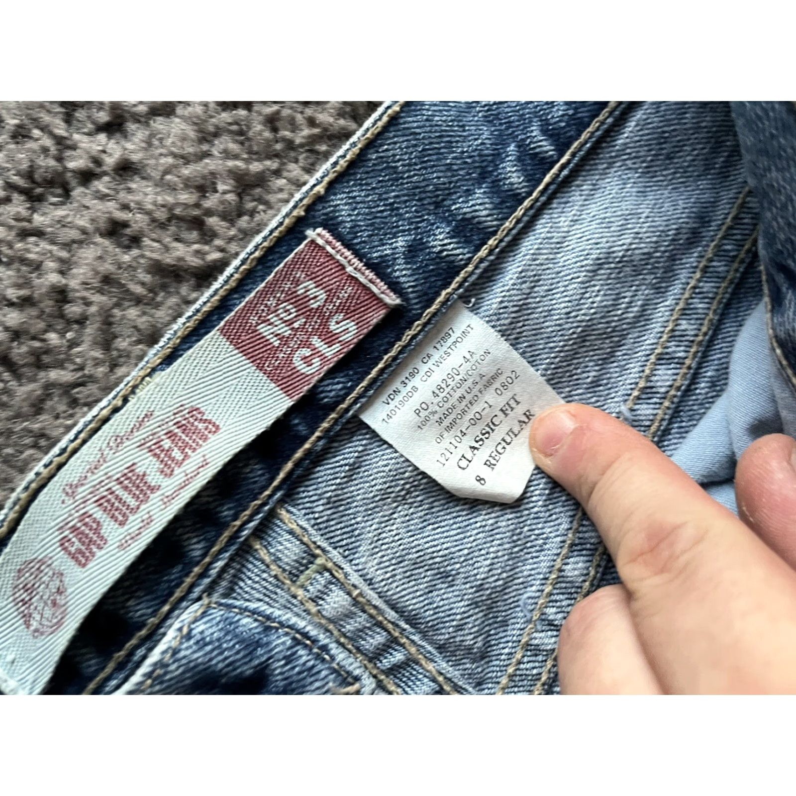 Gap Gap Jeans Womens Ankle Light Wash Blue Denim Pocketd High Rise Sz 8 No. 3 14 Y2k Size 30" / US 8 / IT 44 - 6 Thumbnail
