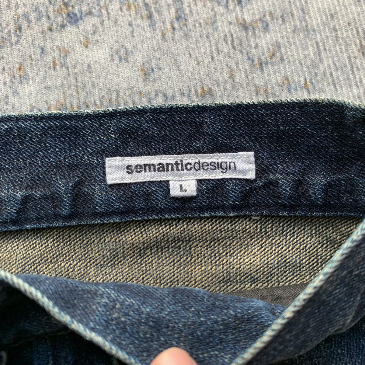 Japanese Brand Japanese Brand Semantic Studded Punk Blue Wash Flared Jeans Size US 34 / EU 50 - 10 Thumbnail