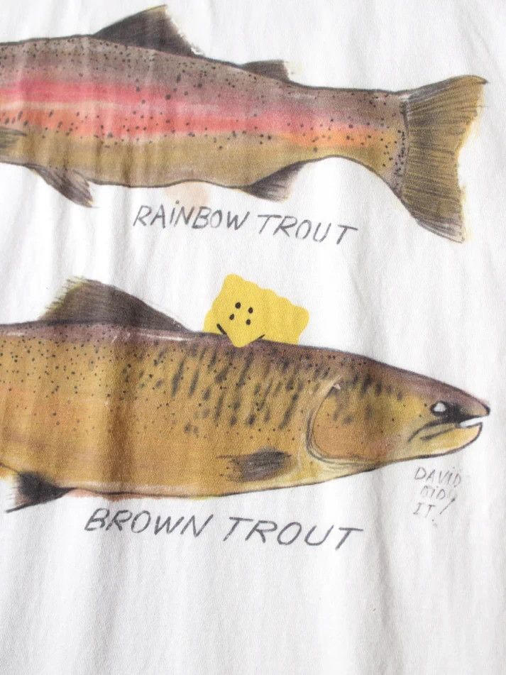 Kapital Kapital 2 Trout Peckish Rainbowy Print Tee Size Small Size US S / EU 44-46 / 1 - 6 Thumbnail
