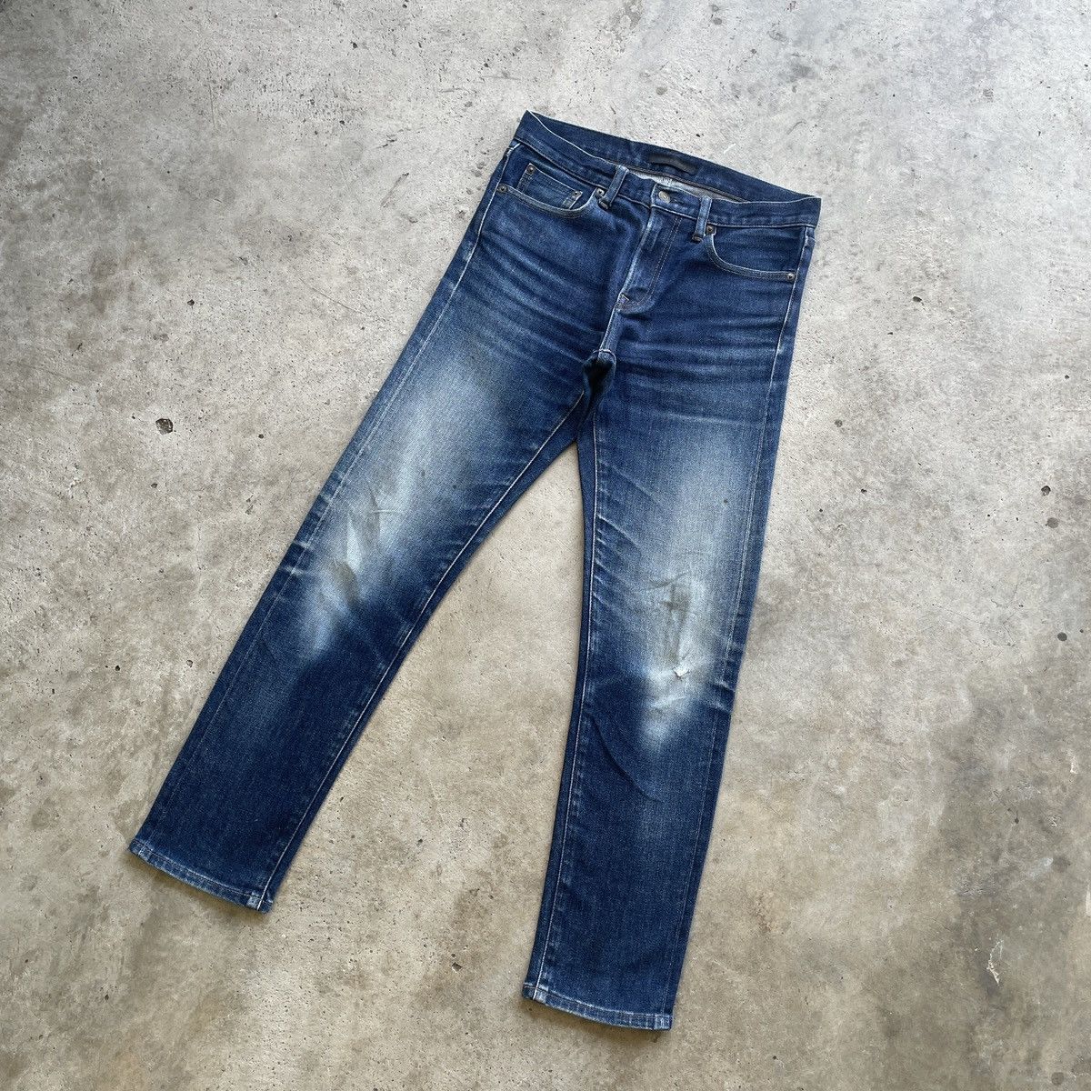 Japanese Brand W30 Vintage Japanese Selvedge Denim Faded Jeans Pants Size US 30 / EU 46 - 2 Thumbnail