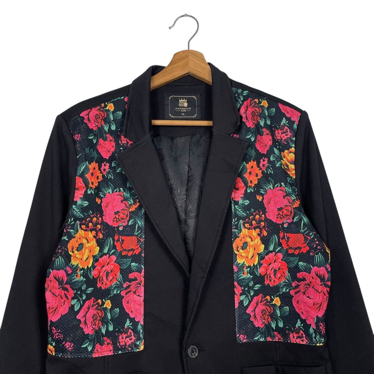 Other Fanzhuan Flower Design Women Jacket Size L / US 10 / IT 46 - 2 Thumbnail