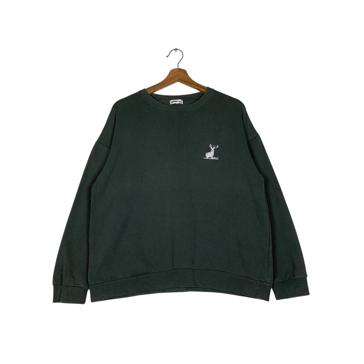Japanese Brand CAPTAIN STAG Graphics Printed Youth Sweatshirt #1496-C67 Size US S / EU 44-46 / 1 - 3 Thumbnail