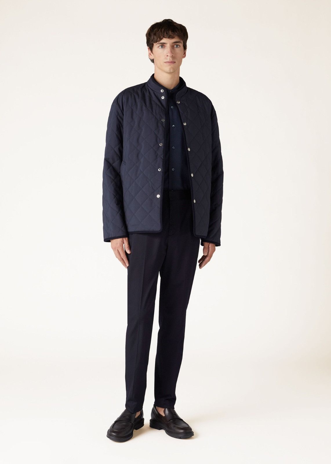 Loro Piana o1srvl11e0125 Reversible Jacket in Navy Blue Size US S / EU 44-46 / 1 - 5 Thumbnail