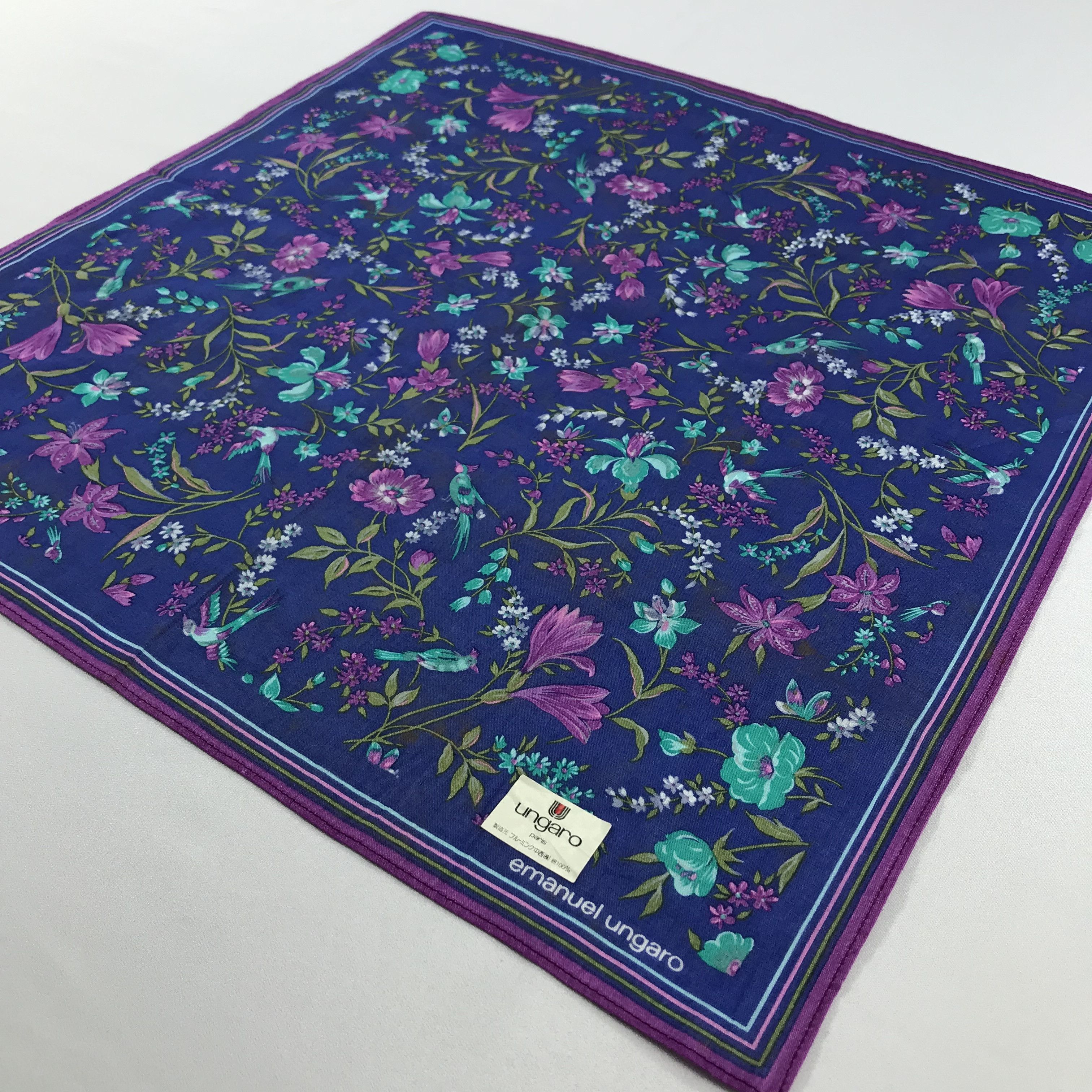 Ungaro Paris × Vintage Ungaro Bandana / Handkerchief / Neckerchief - S2009 Size ONE SIZE - 2 Thumbnail