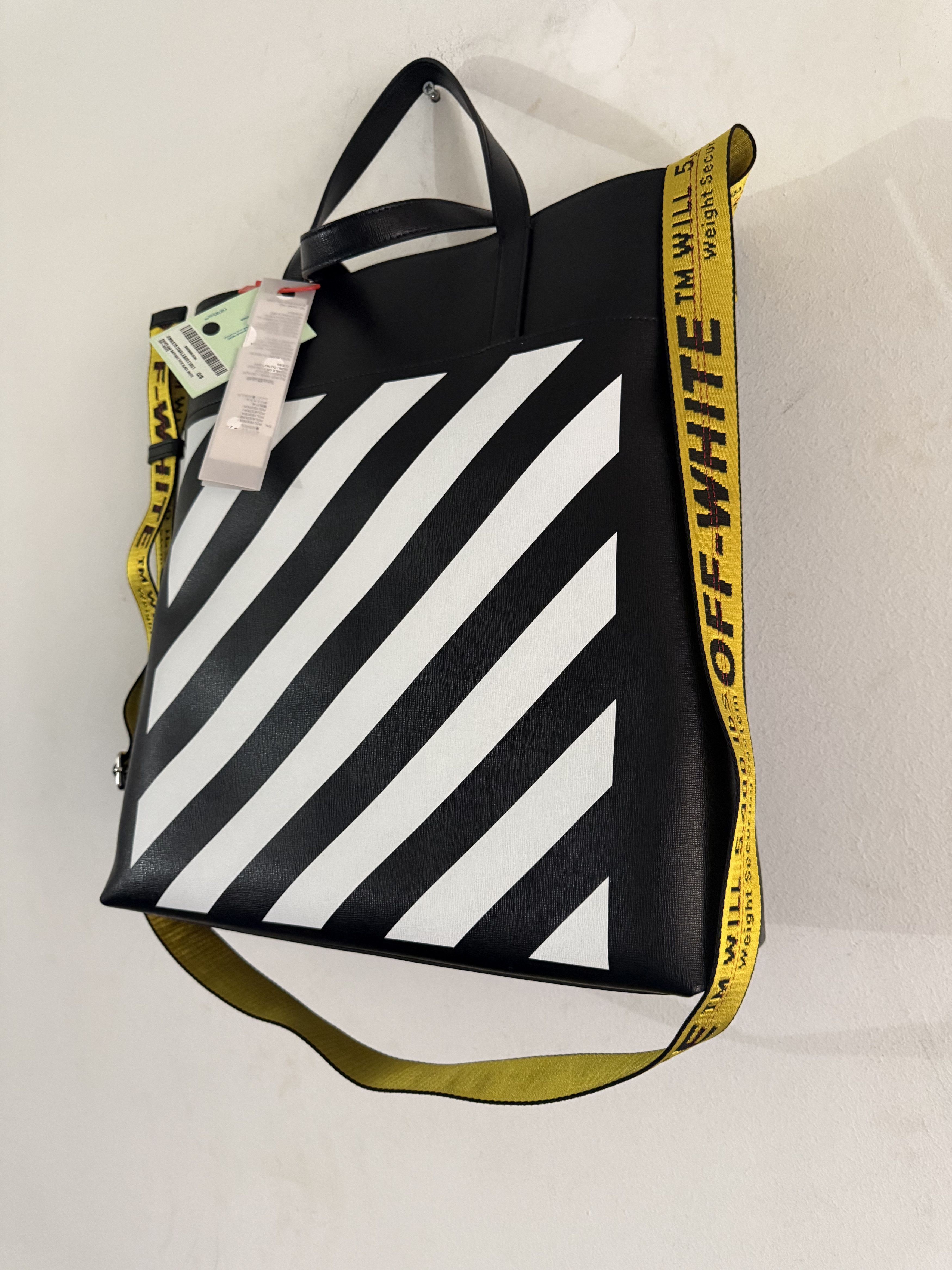 Off-White Off White Tote Black Leather Size ONE SIZE - 3 Thumbnail