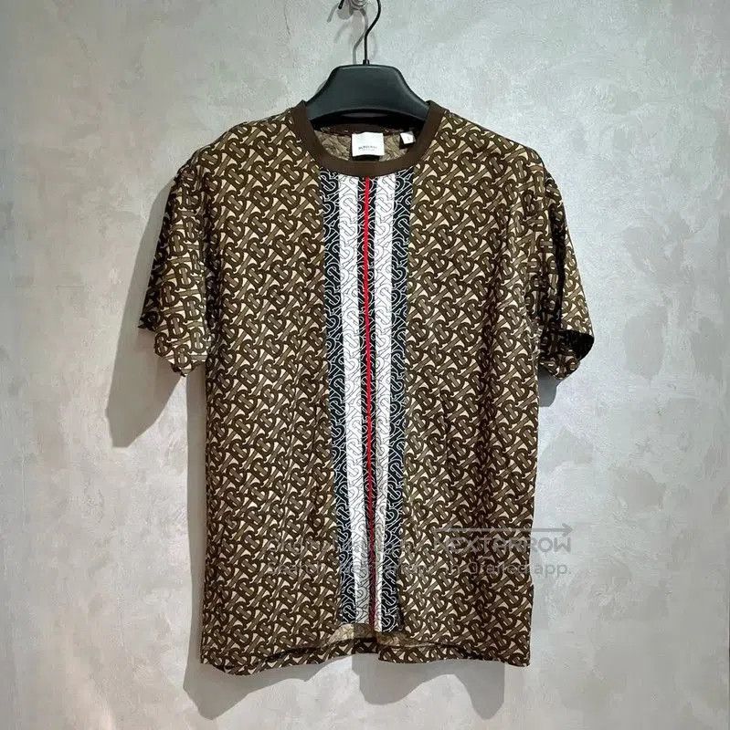 Burberry Burberry Brown Cotton Men's T. Size US S / EU 44-46 / 1 - 1 Thumbnail