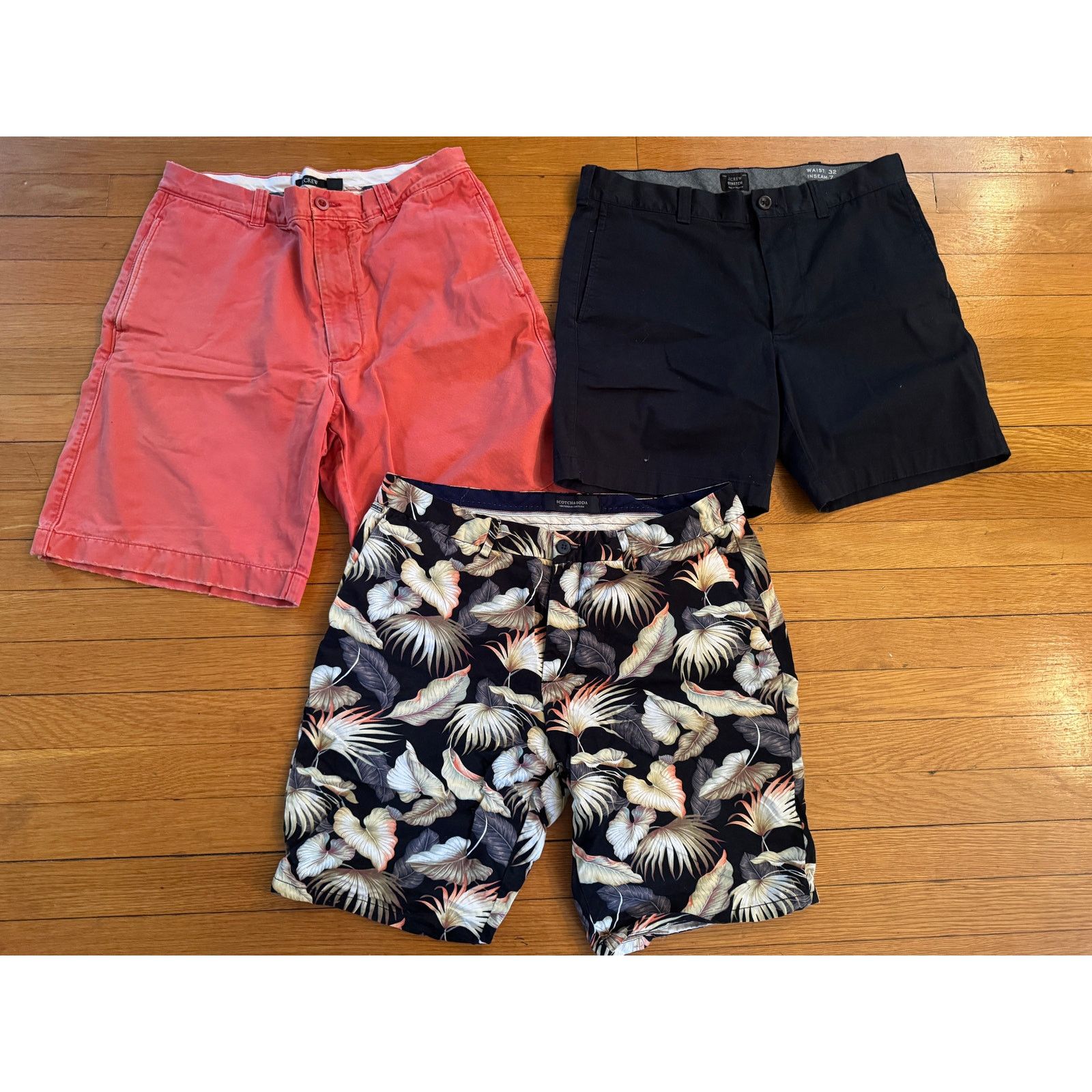 J.Crew Mens Size 32 J.Crew & Scotch & Soda Shorts - 3pc Lot Size US 32 / EU 48 - 2 Thumbnail