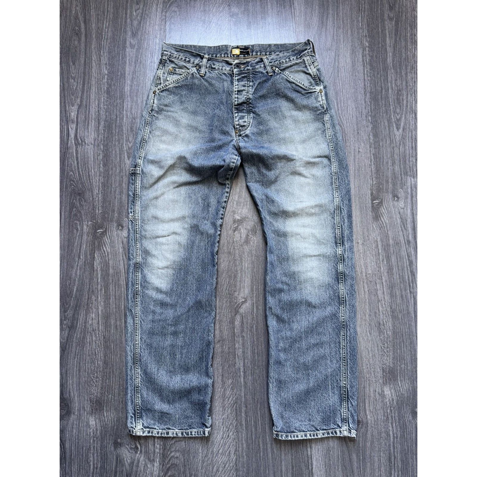 Big Star × Vintage Y2K Vintage Big Star Workwear Denim Rap Pants Size US 34 / EU 50 - 1 Thumbnail