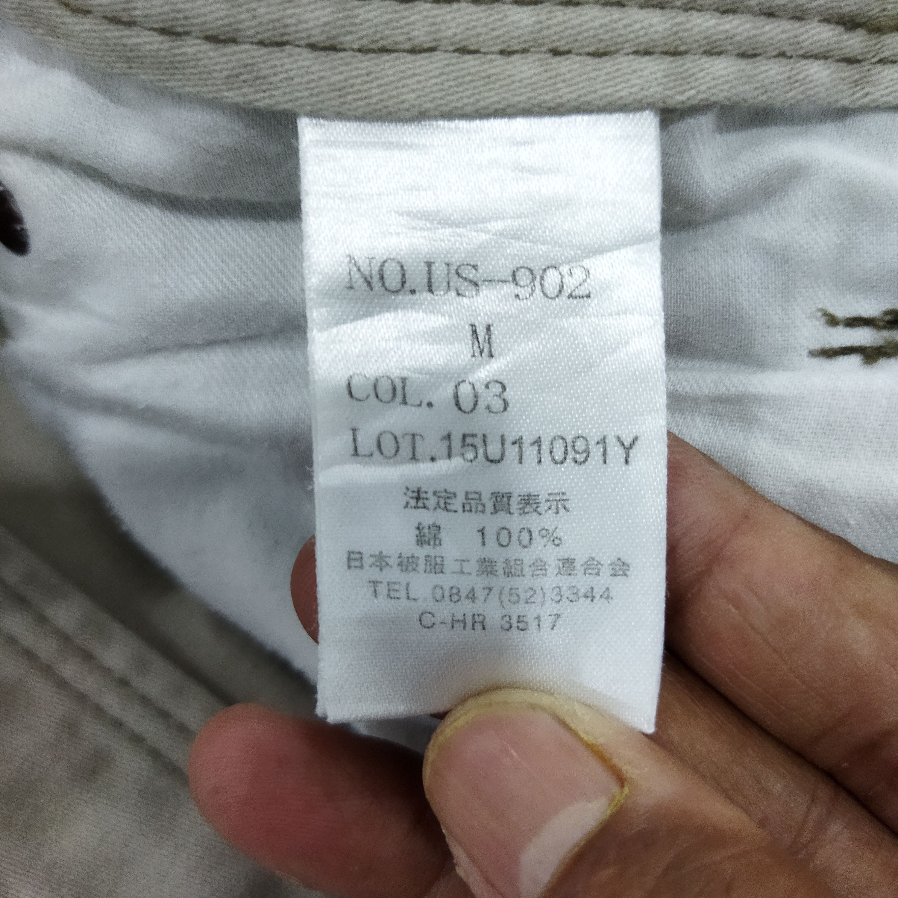 Japanese Brand EVENRIVER FADED DARK CREAM CARGO PANTS Size US 30 / EU 46 - 11 Thumbnail