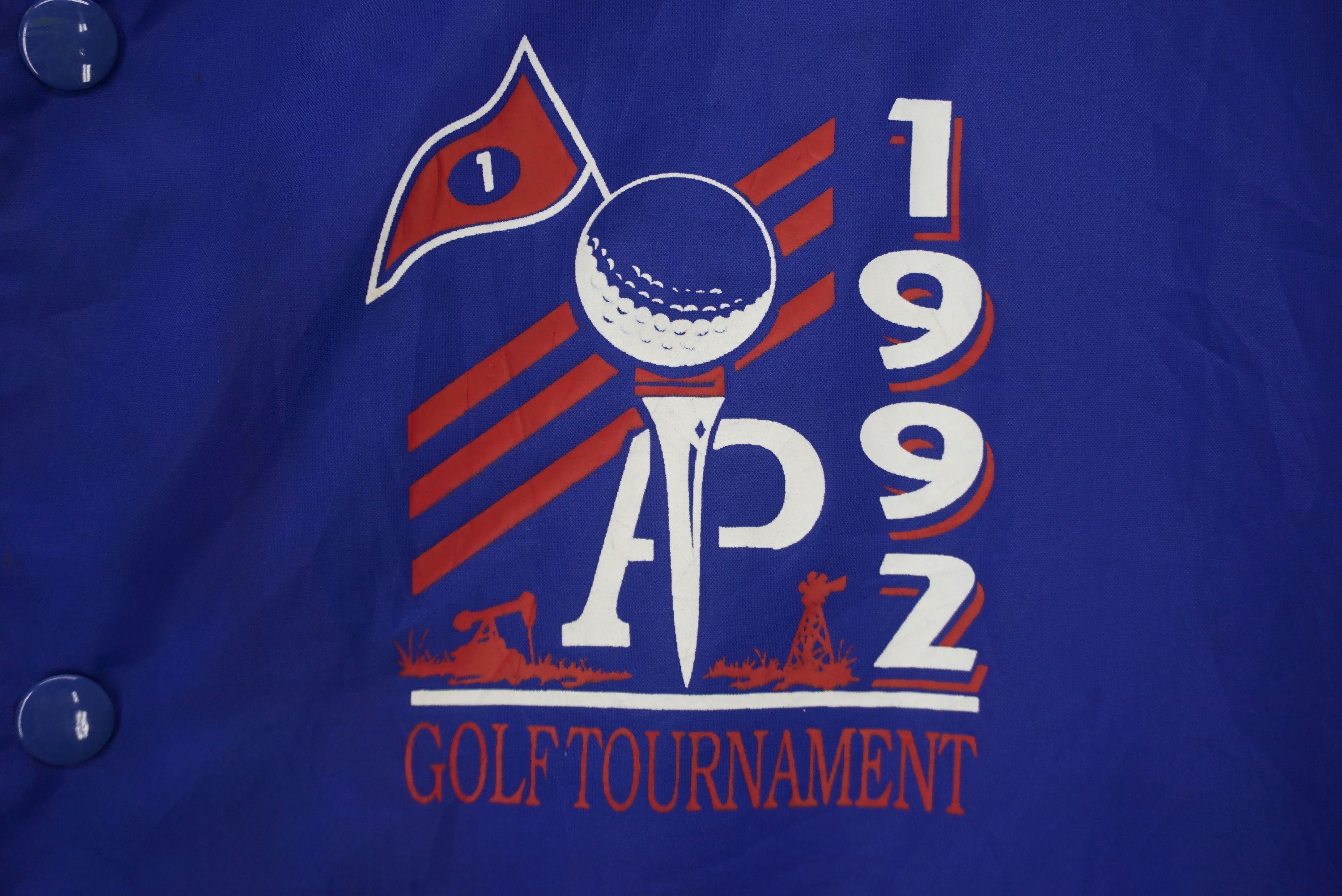 Dunbrooke Vintage 1992 Golf Tournament USA Made Pla-Jac Coach Jacket Size US XL / EU 56 / 4 - 3 Thumbnail