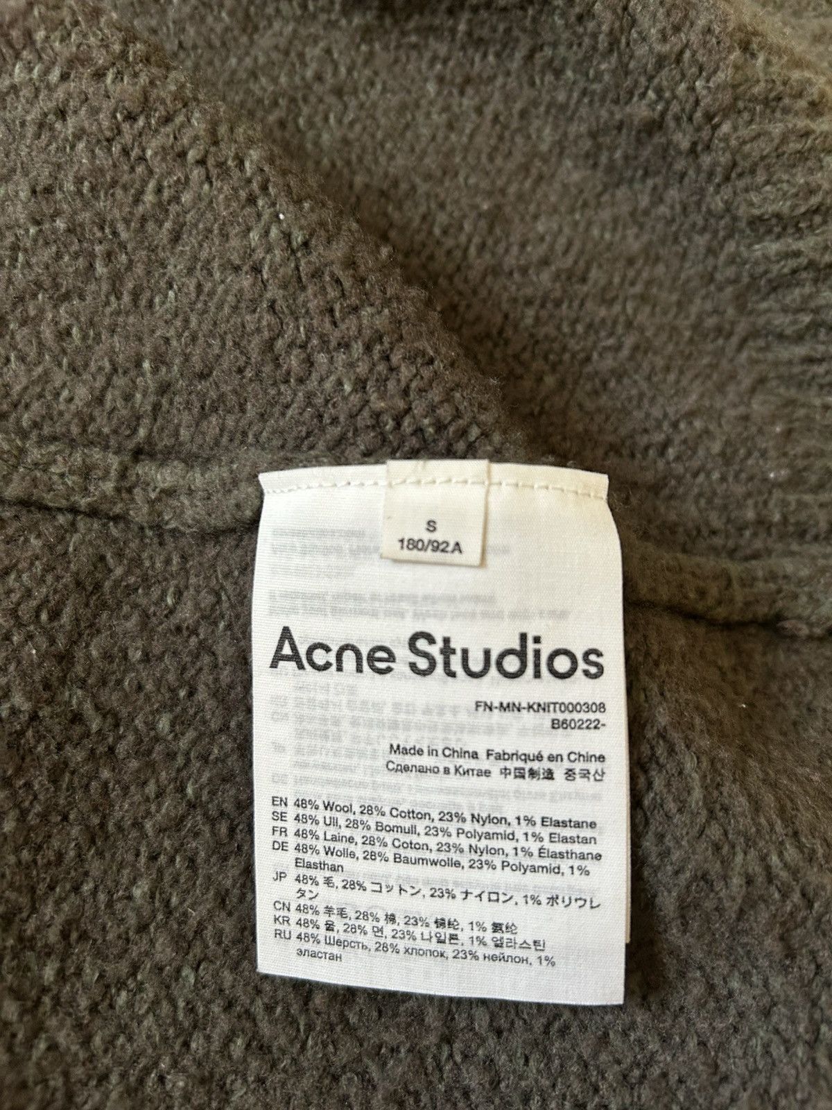 Acne Studios Acne Studios Cardigan Size US M / EU 48-50 / 2 - 7 Thumbnail