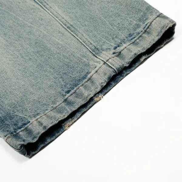 Vintage Riyo Men's casual punk distressed washed gradient jeans Size US 32 / EU 48 - 6 Thumbnail