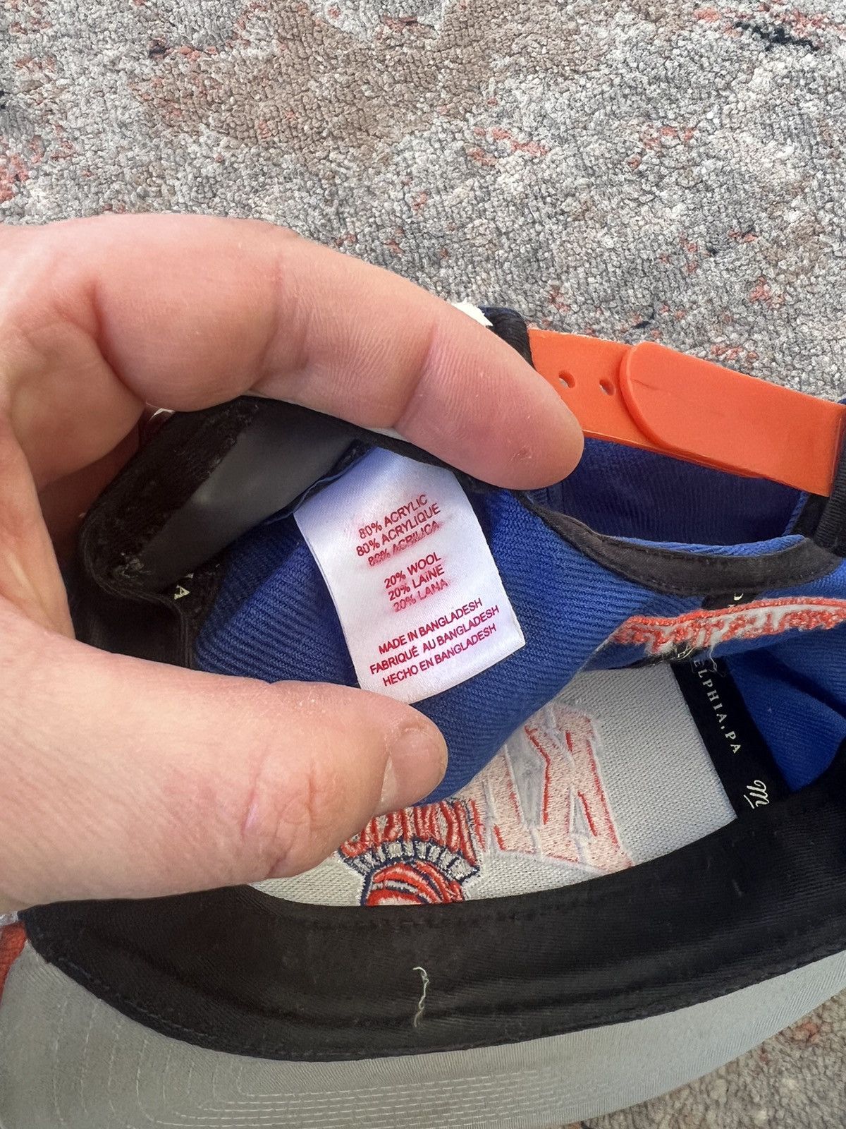 Mitchell & Ness New York Knicks NBA Mitchell & Ness Snapback Size ONE SIZE - 6 Thumbnail
