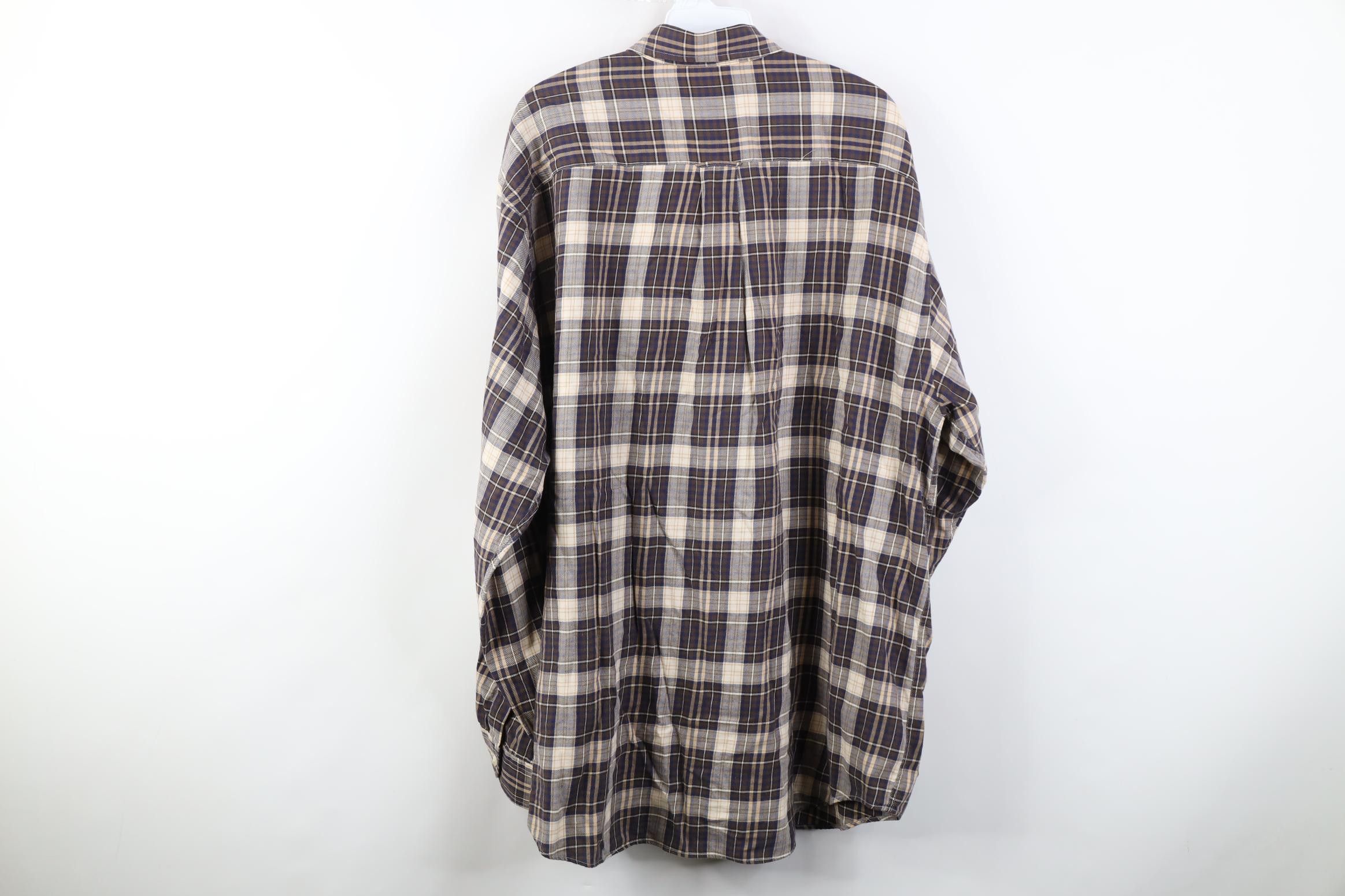 Nautica Vintage 90s Nautica Flannel Collared Button Down Shirt Plaid Size US L / EU 52-54 / 3 - 12 Thumbnail