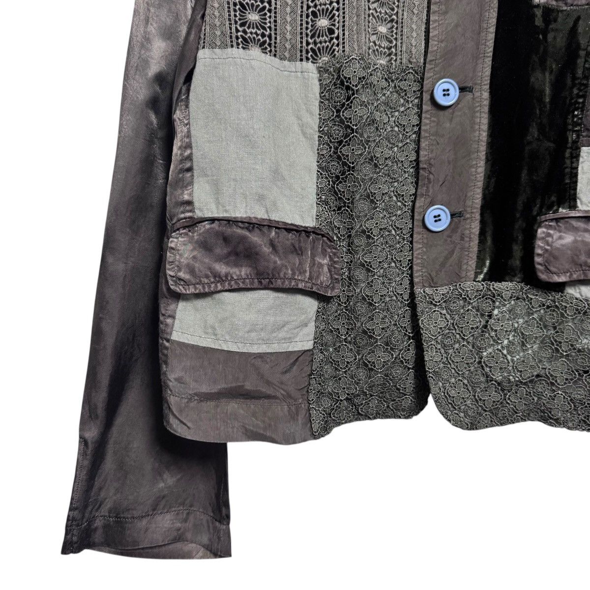 Tricot Comme des Garcons Aw2007 Tricot Comme des Garcons Patchwork Blazer Jacket Size M / US 6-8 / IT 42-44 - 7 Thumbnail