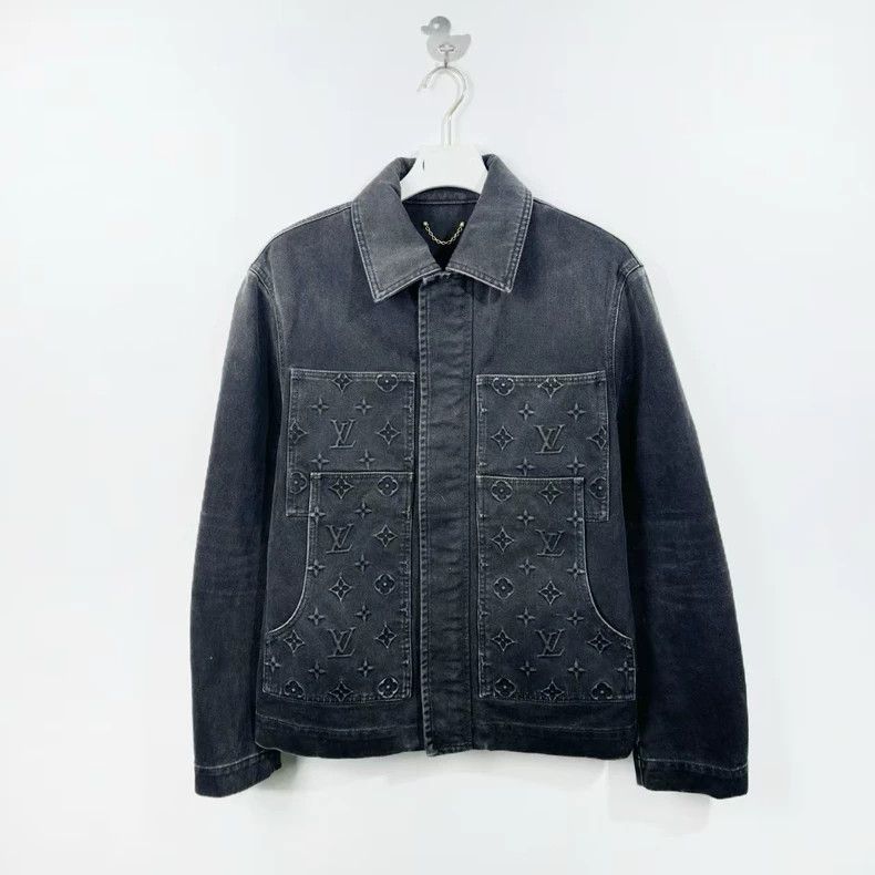 Louis Vuitton Louis Vuitton 25 New Lumberjack Embossed Logo Lapel Zip Lo Size US M / EU 48-50 / 2 - 1 Thumbnail