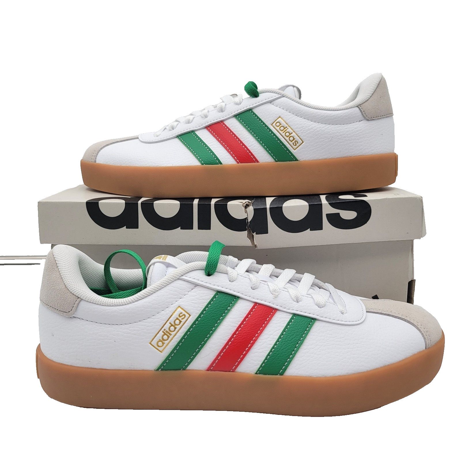 adidas gazelle silver green womens Adidas Gazelle Indoor Green Red Mexico IH9647  Sneaker Junkies