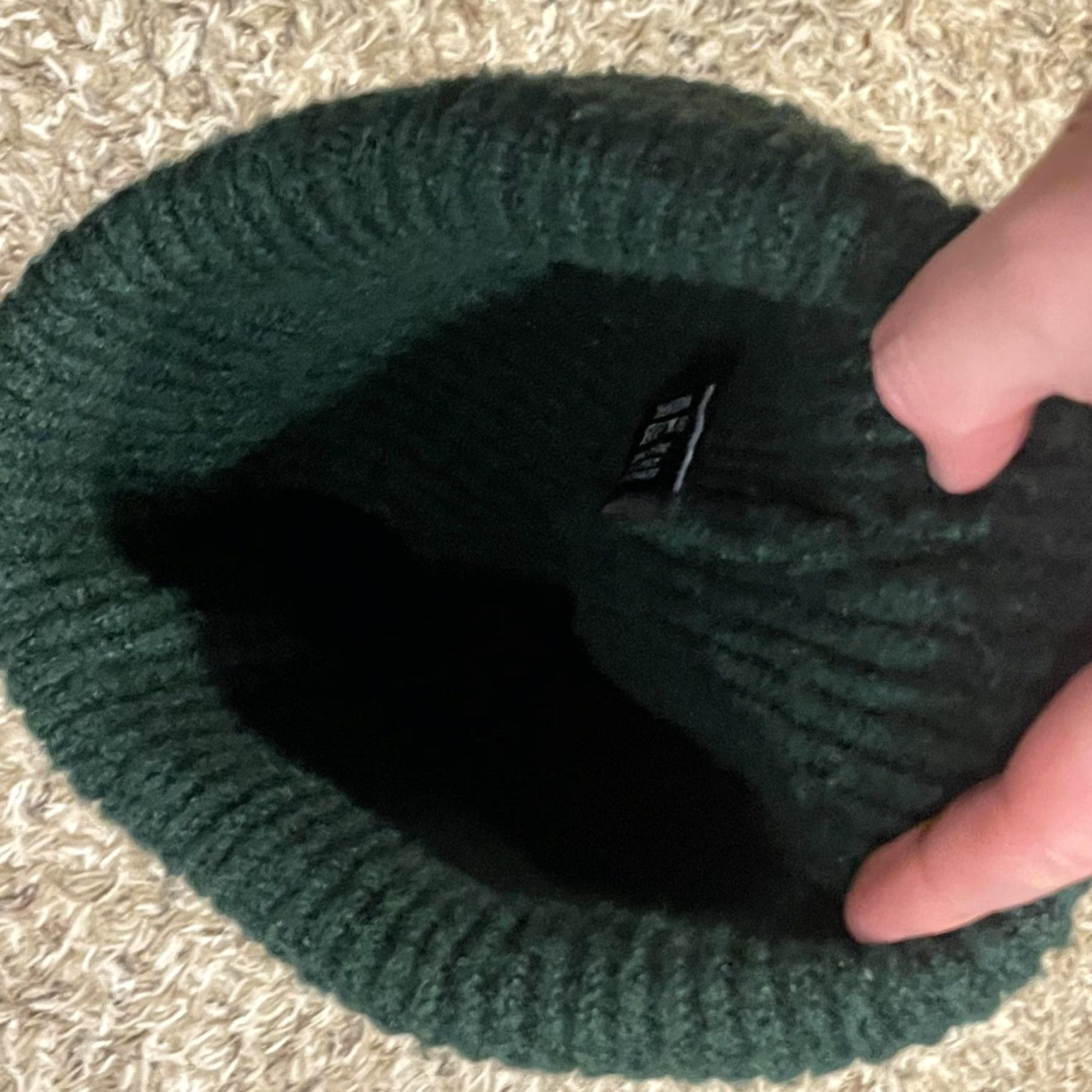 Vintage Moomin by NordicBuddies Beanie Winter Hat One Size Green Cartoon Snufkin Knit Men/Adult Casual Size ONE SIZE - 5 Thumbnail
