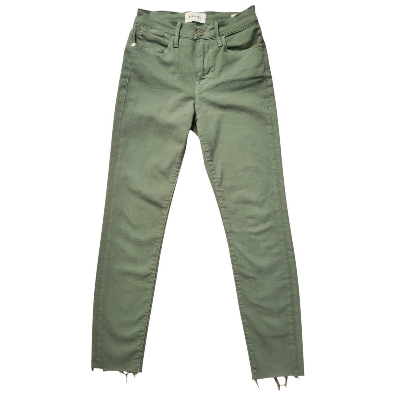Frame Frame Green Jean Pants | Size 25 Size 26" / US 2 / IT 38 - 1 Thumbnail