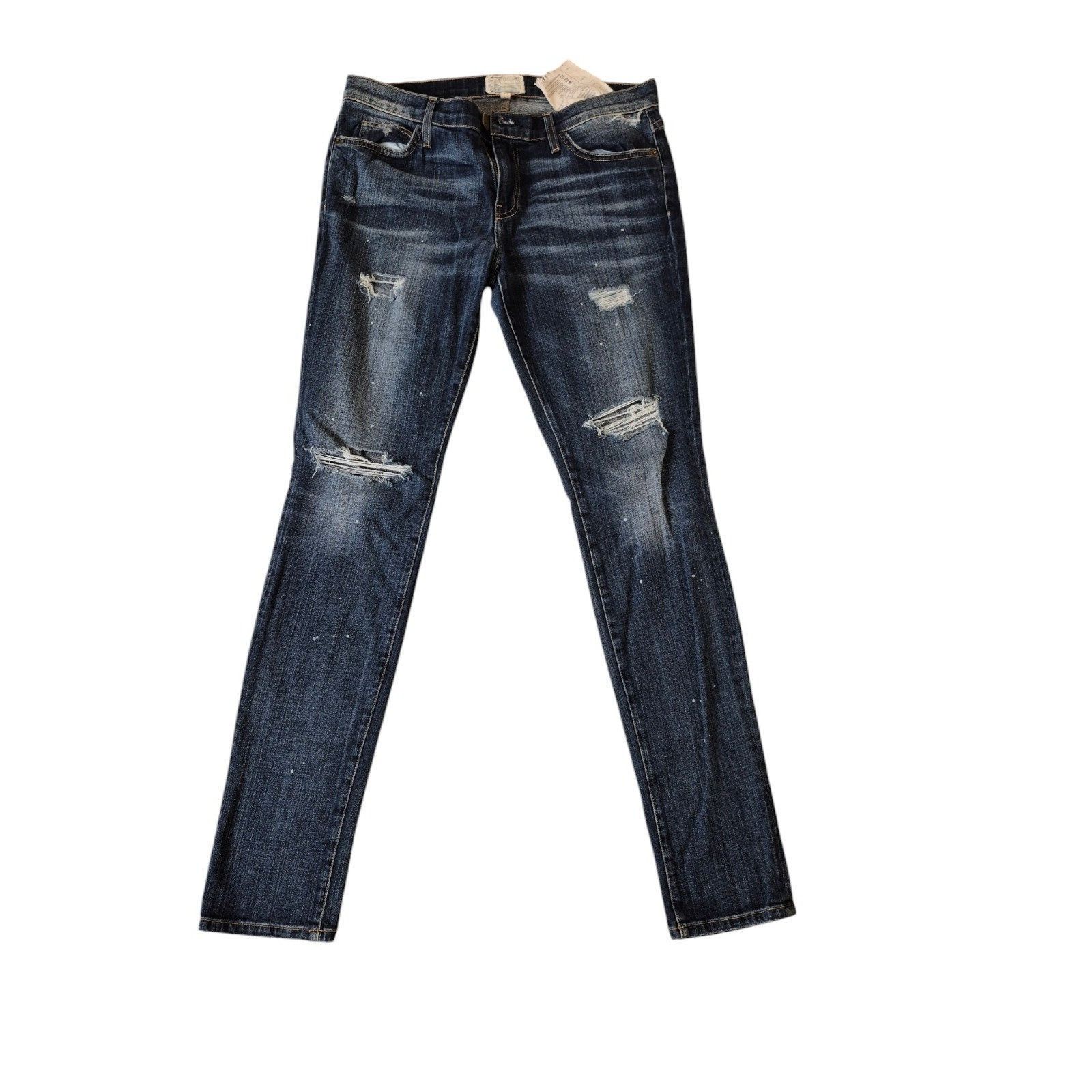 Current/Elliot Current/Elliot The Skinny Distressed Jeans Mid Rise Skinny J Size 30" / US 8 / IT 44 - 1 Thumbnail