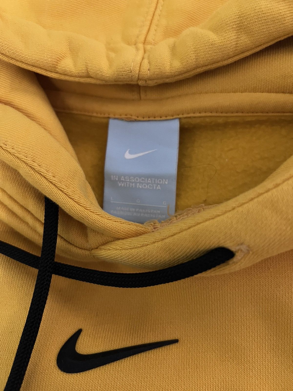 Nike Nike Nocta Yellow Hoodie Size US L / EU 52-54 / 3 - 2 Thumbnail